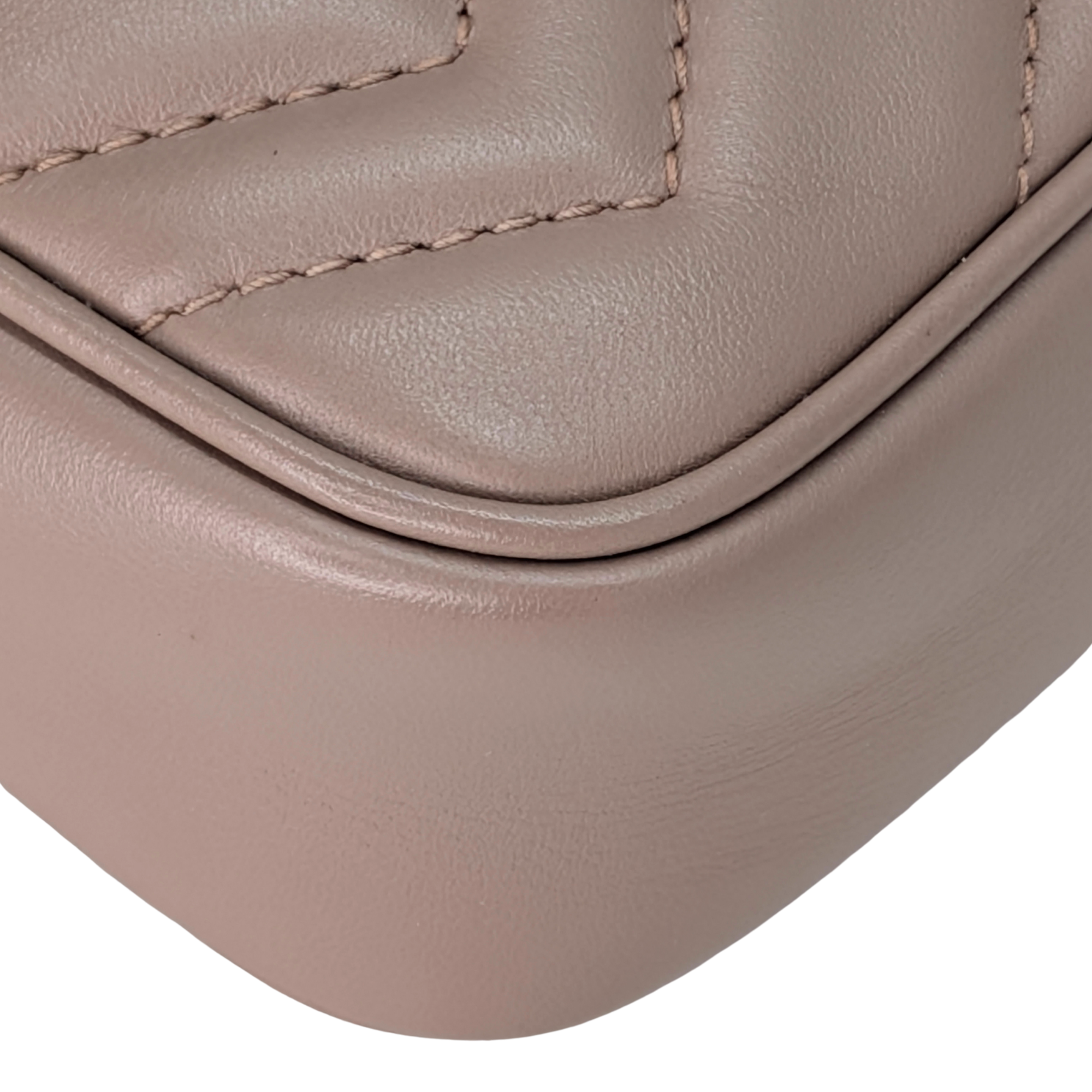 Gucci GG Marmont Super Mini Bag Beige