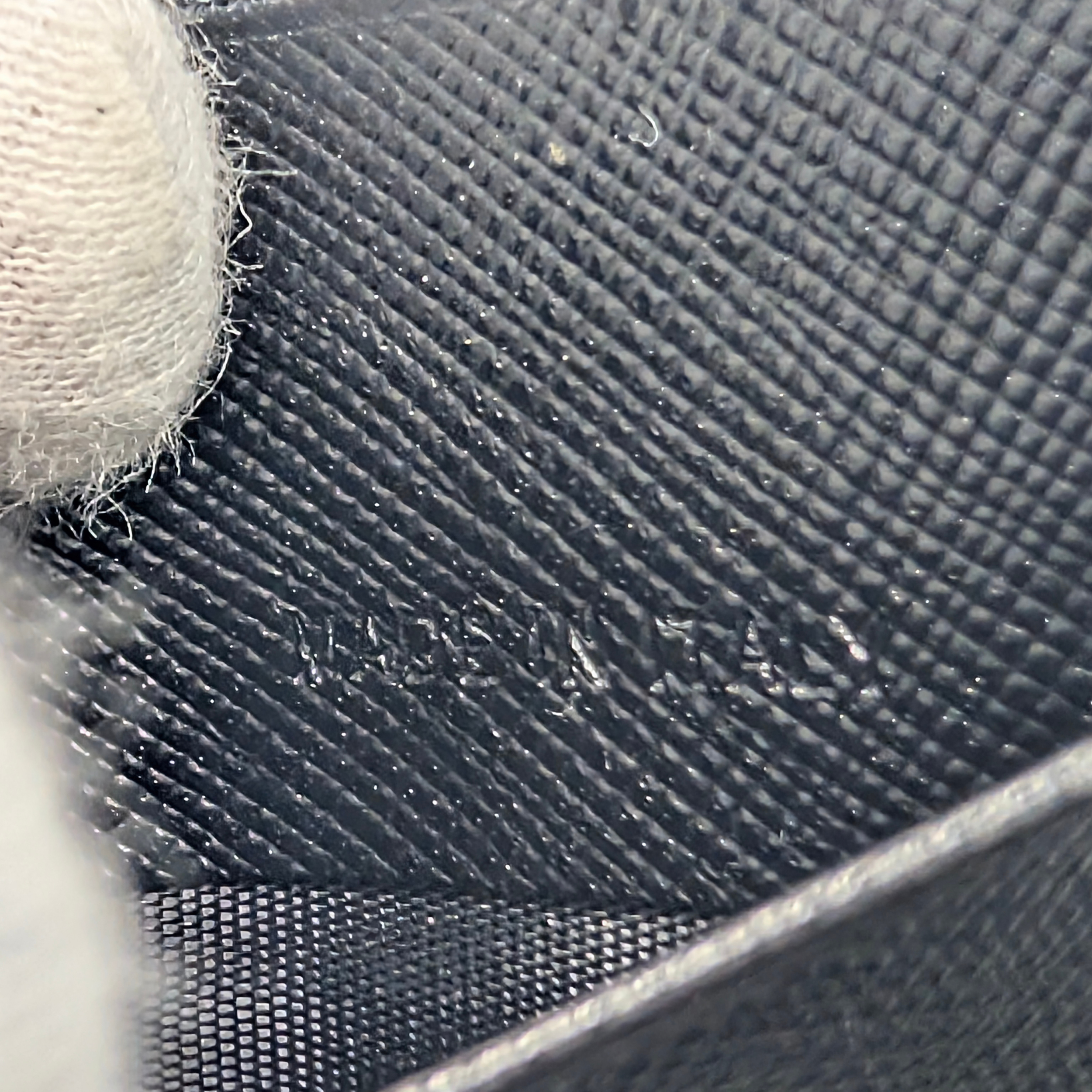 Prada Saffiano Leather Card Holder Wallet