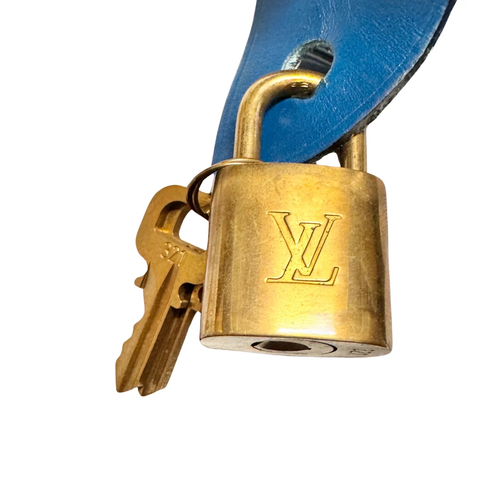 Louis Vuitton Epi Speedy 30 Blue Bag - Lost Designer
