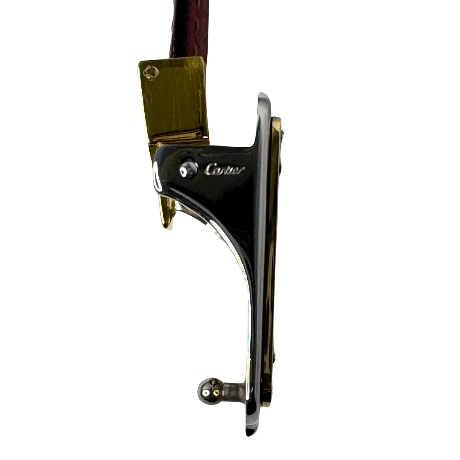 Cartier Must de Cartier Santos Belt in Red Leather - Lost Designer