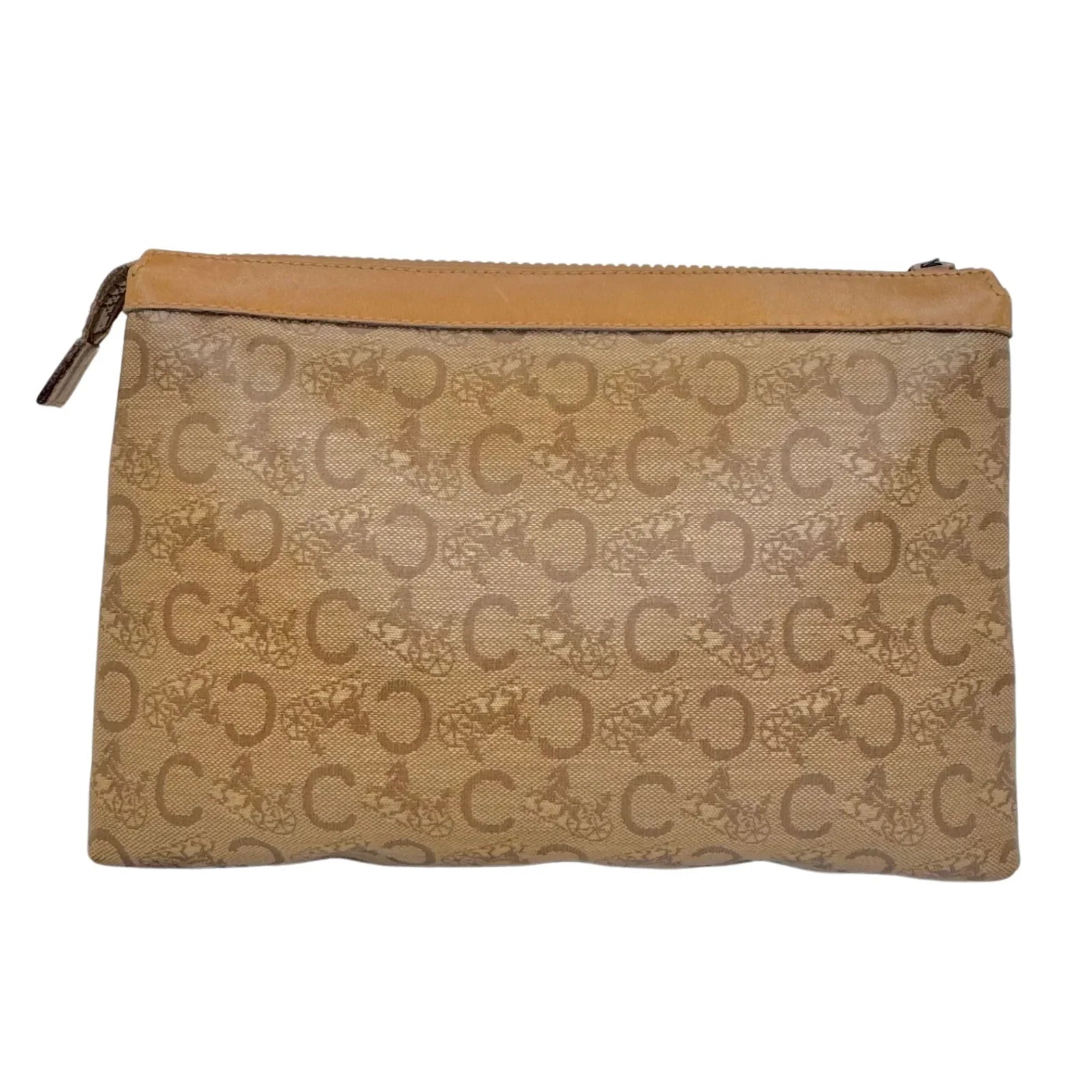 Brown Celine Leather Clutch - Lost Designer