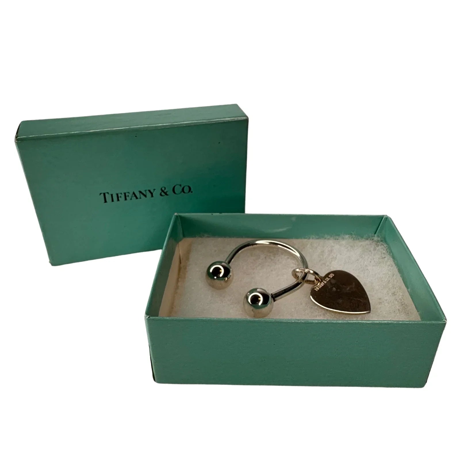 Tiffany &Co. Heart Key Charm – Sterling Silver - Lost Designer