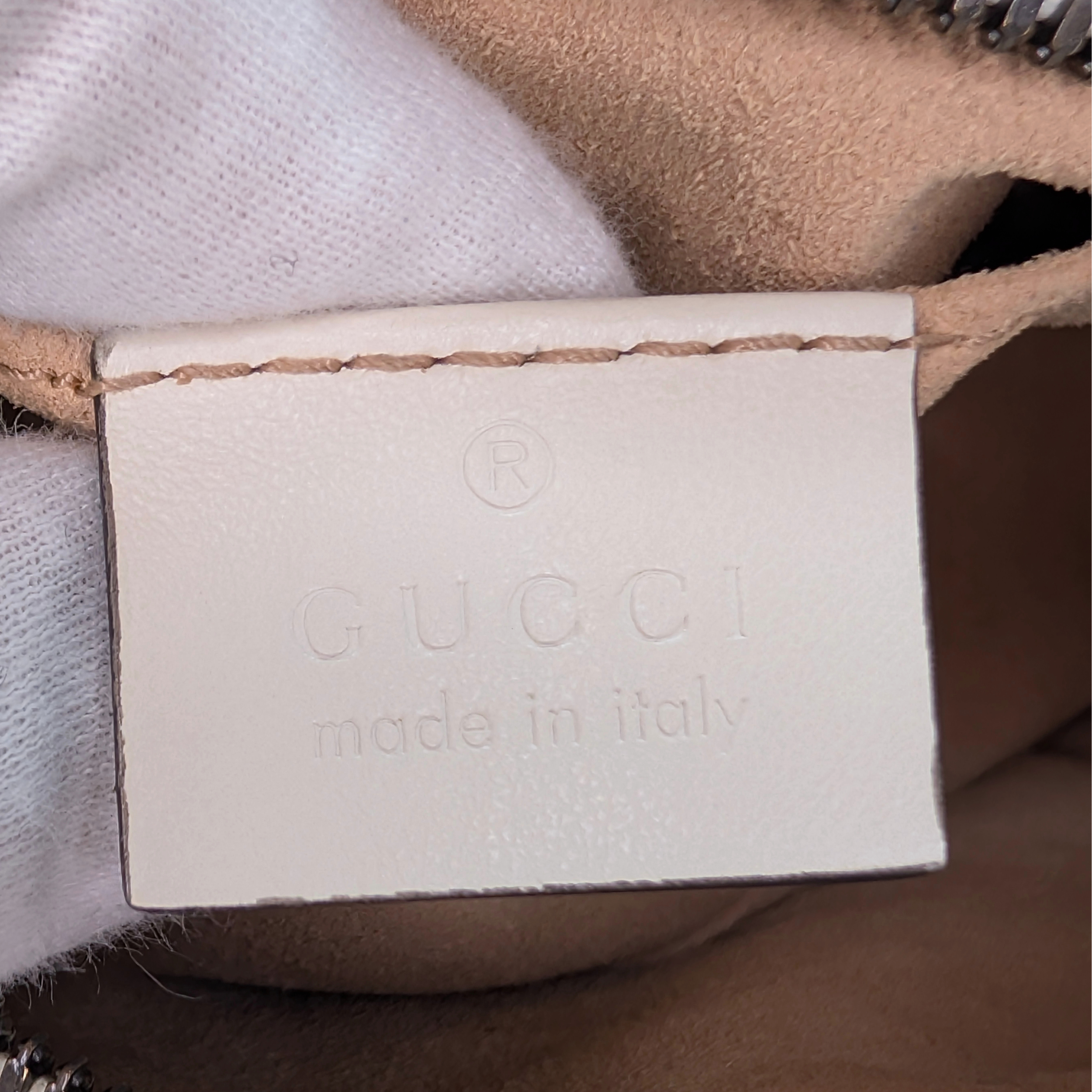Gucci GG Marmont Small Camera Shoulder Bag White