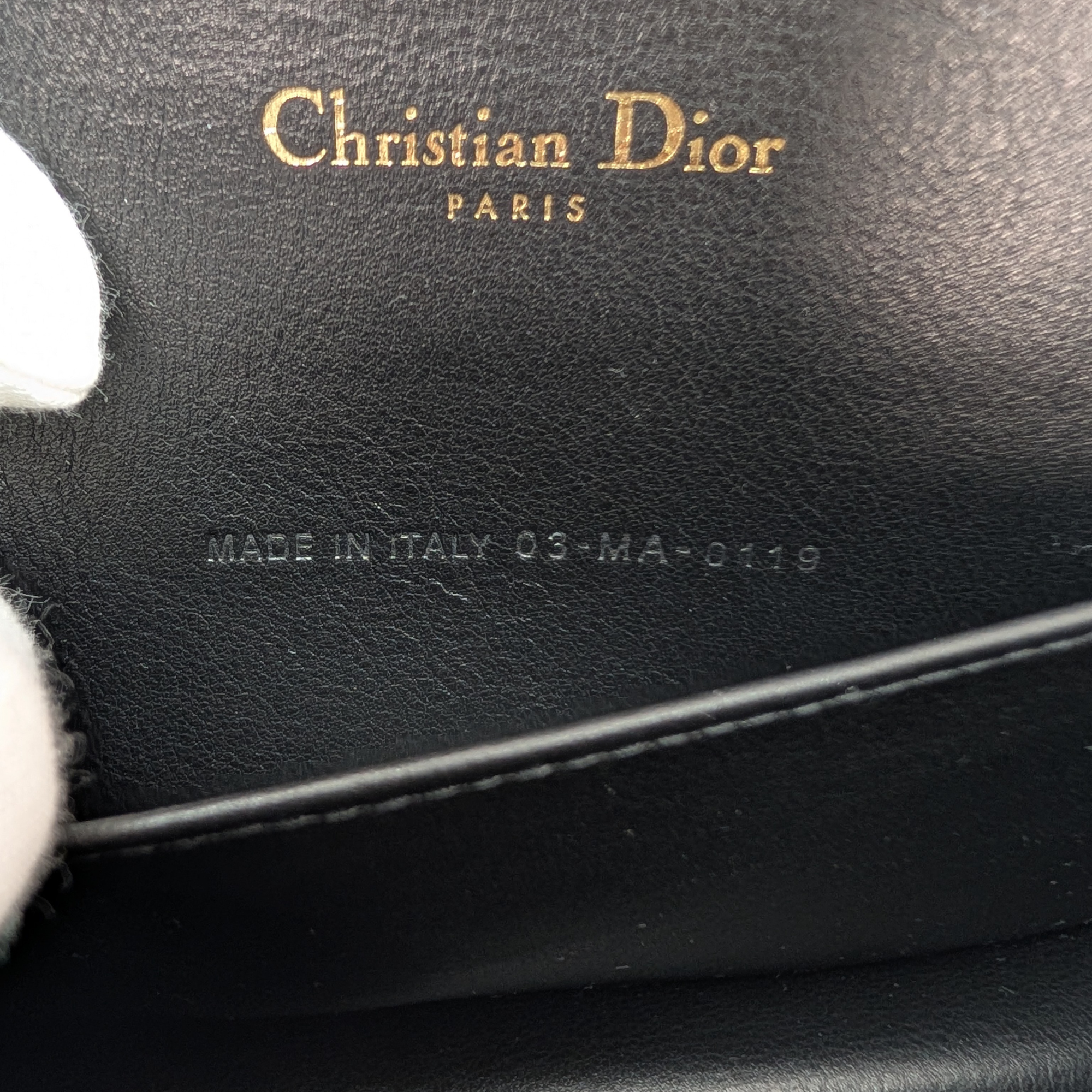 Dior Lady Crossbody Pouch Black