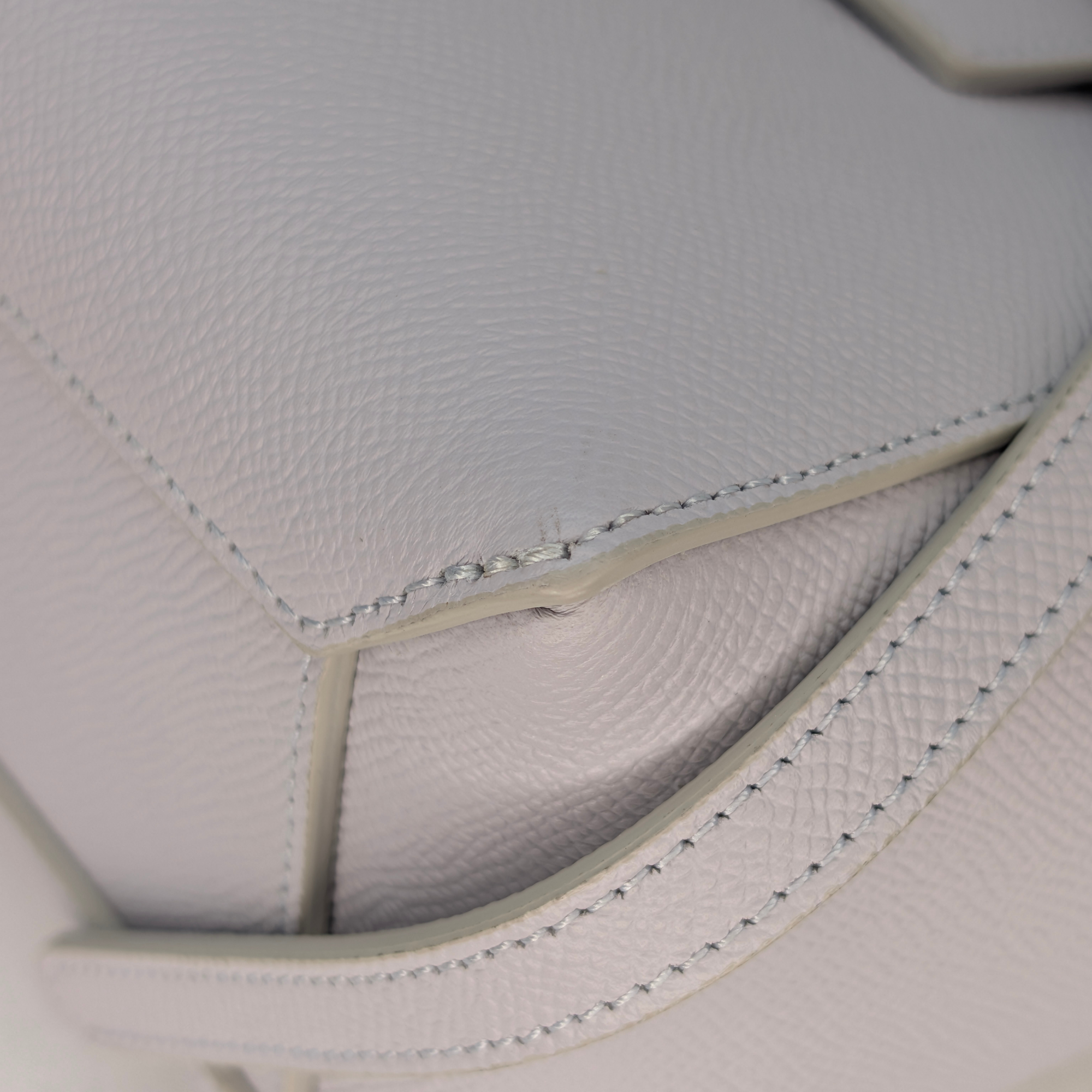 Celine Micro Grained Calfskin Belt Bag Pearl Blue