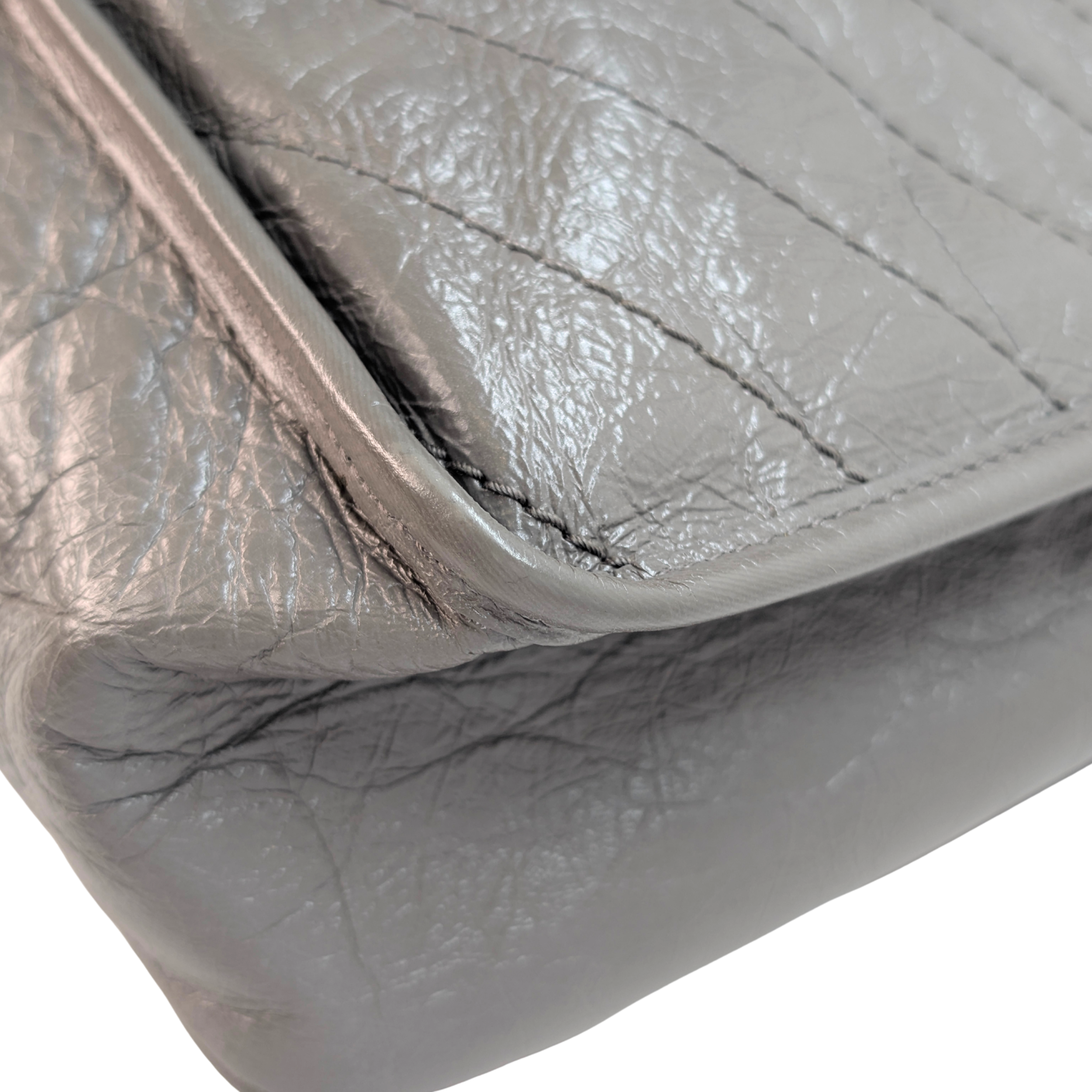 Saint Laurent Crinkled Calfskin Matelasse Monogram Medium Niki Bag
