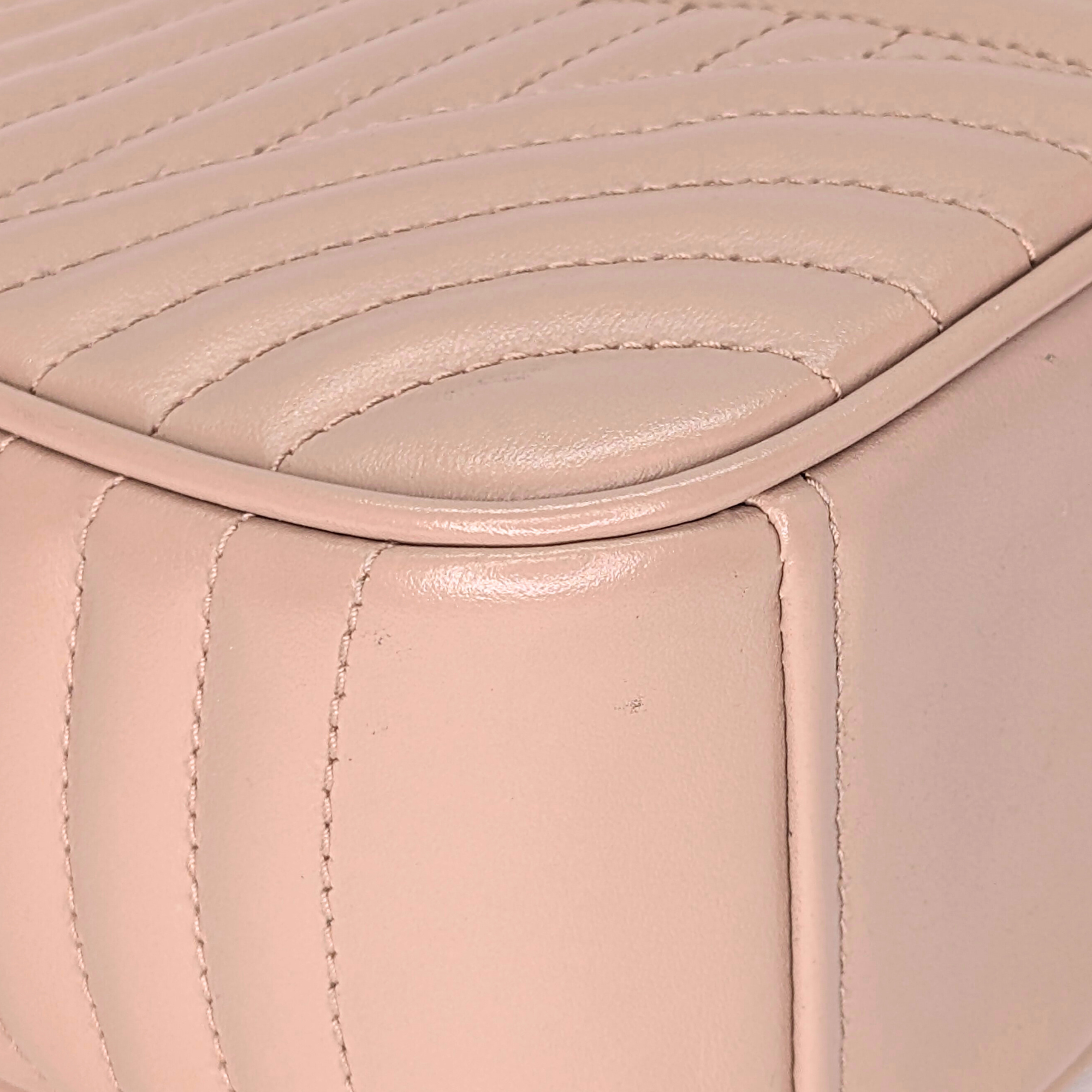 Prada Diagramme Camera Bag Leather Beige