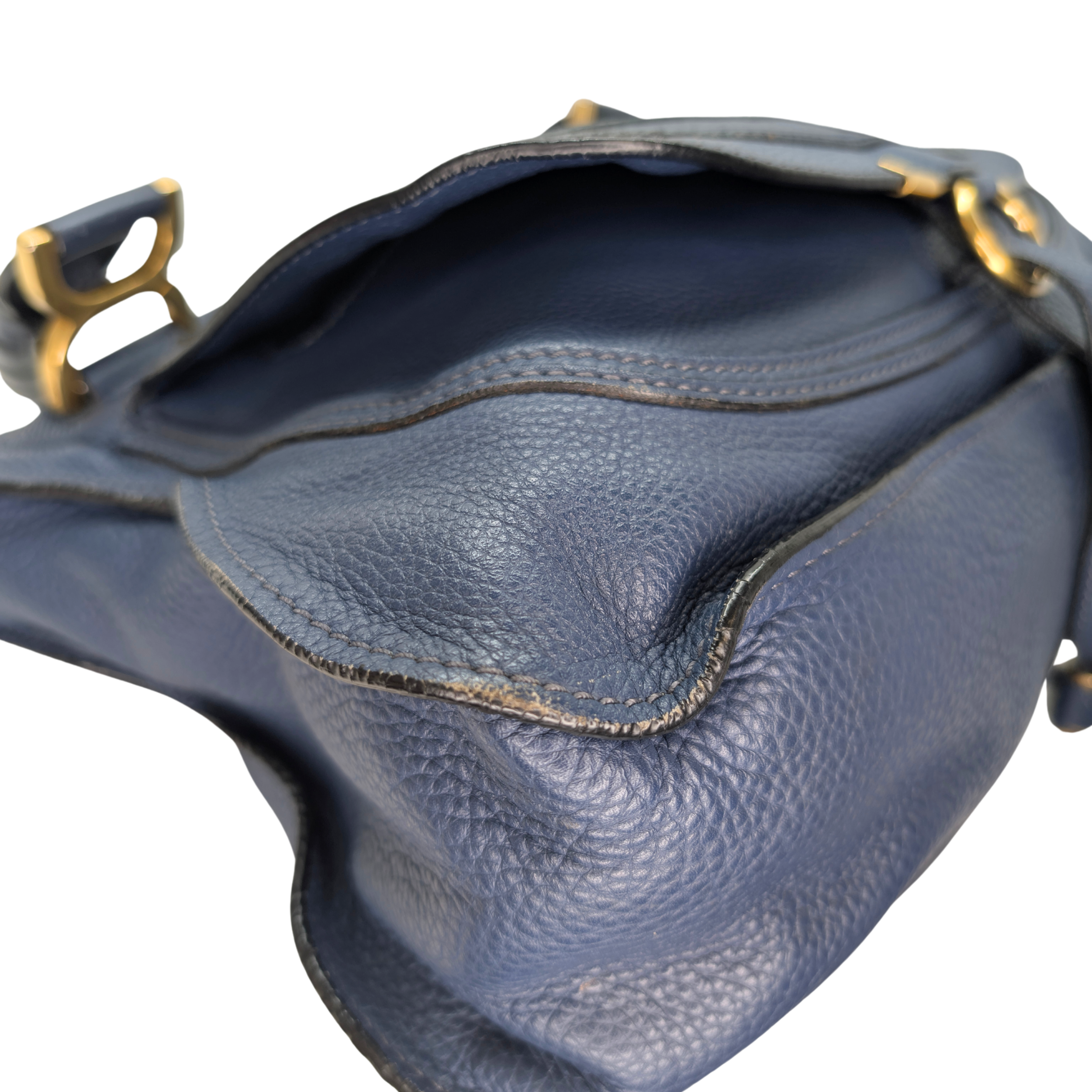 Chloe Marcie Messenger Bag Navy Blue