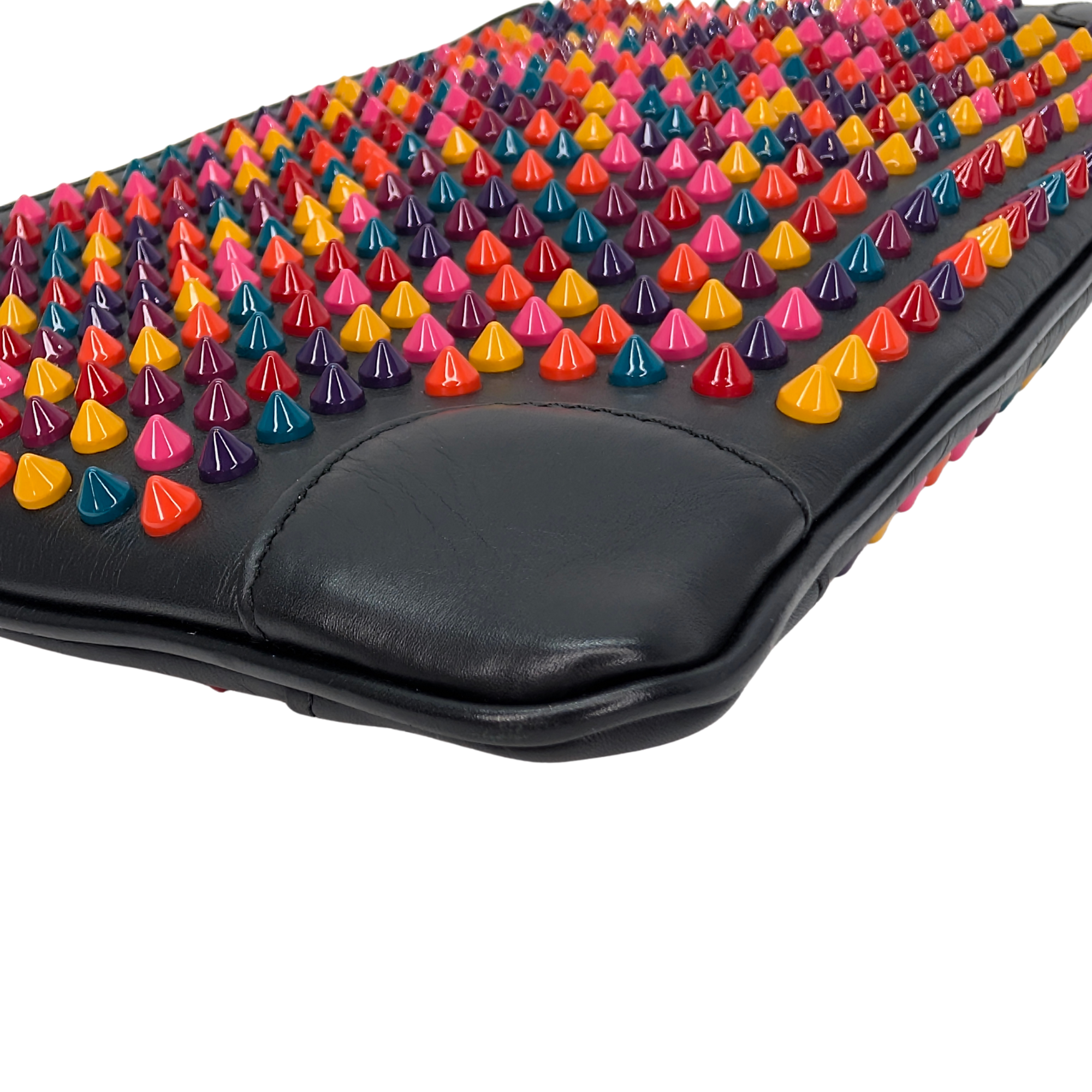 Christian Louboutin Loubiposh Spiked Crossbody/Clutch Bag