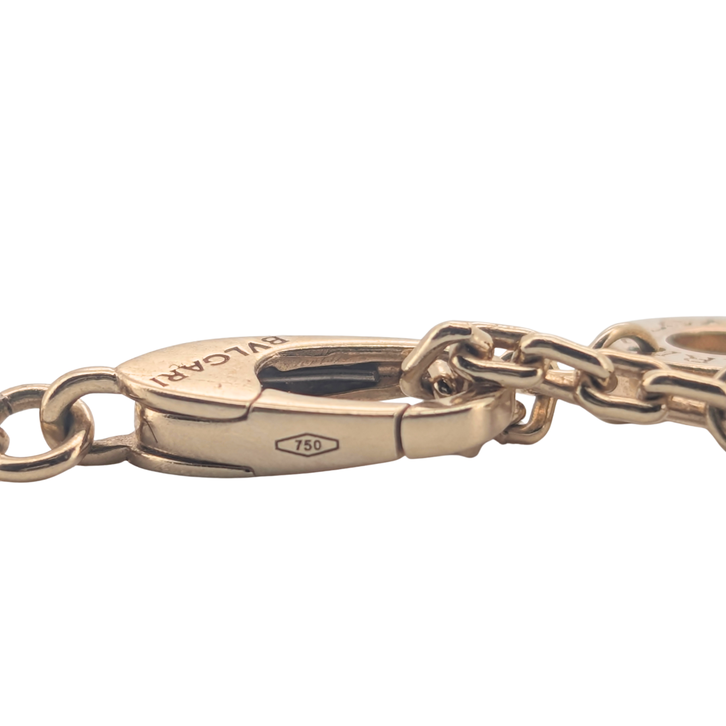 Bvlgri Serpenti Viper Necklace Diamond 18k Yellow Gold