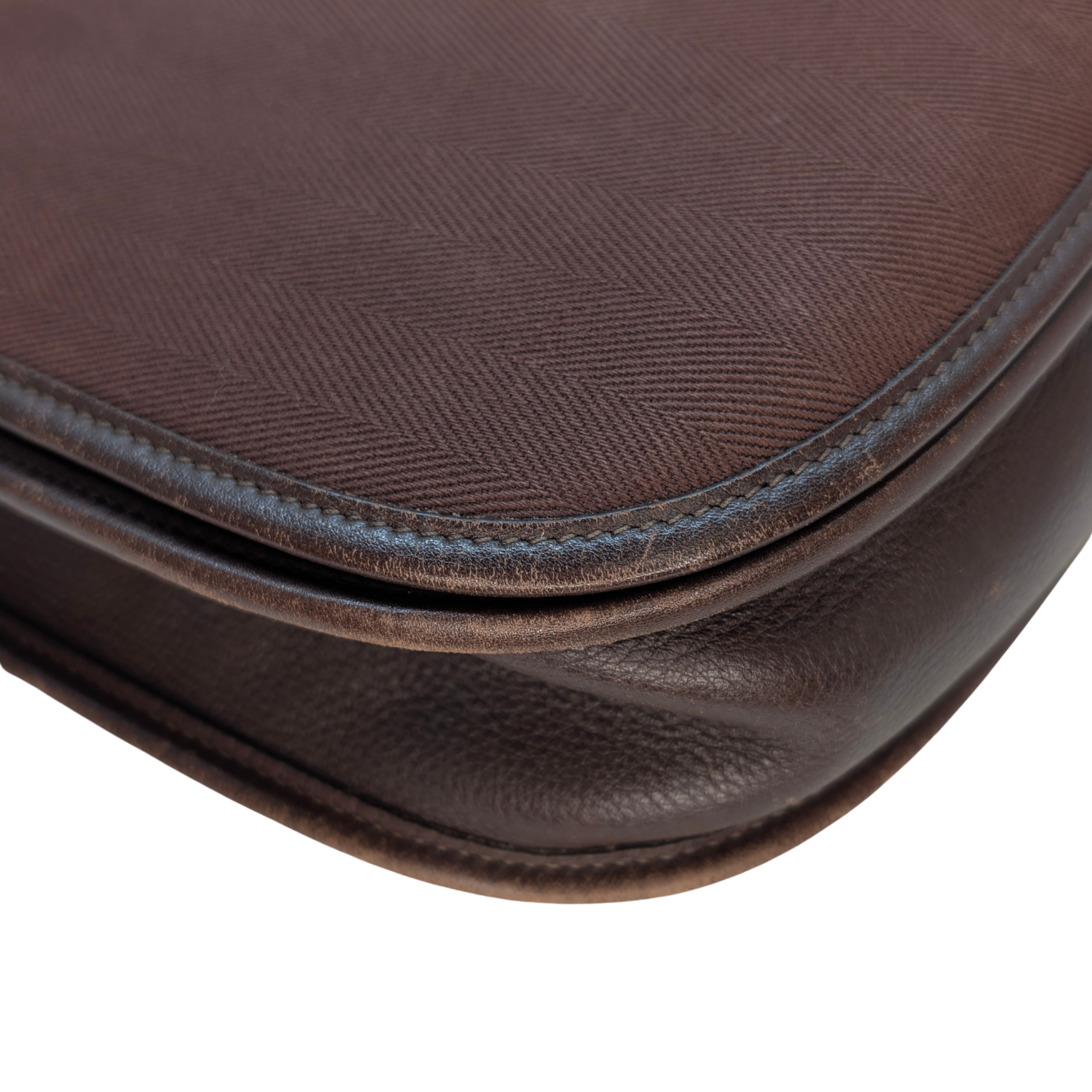 Hermes Evelyne I 29 PM Toile Brown Bag