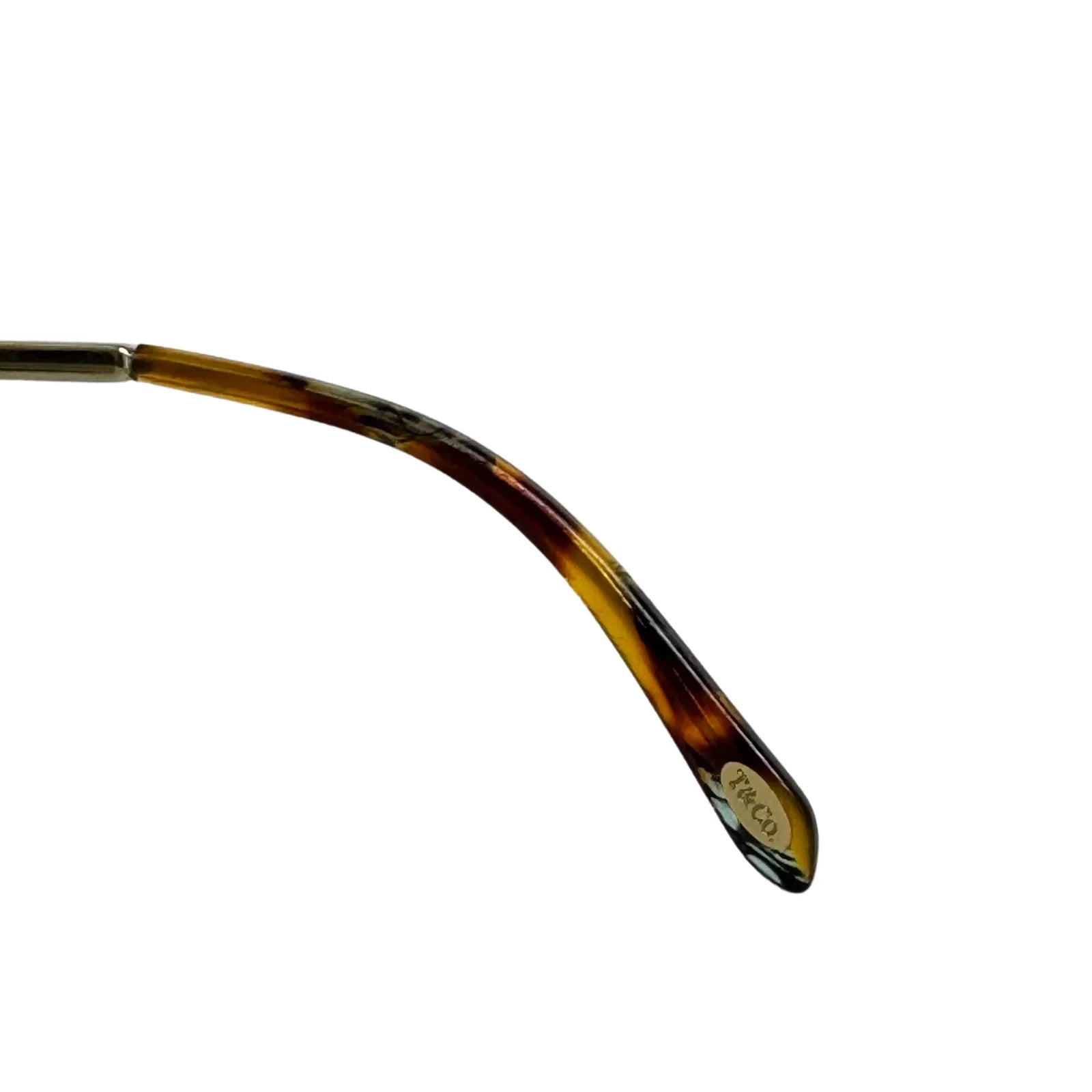 Tiffany & Co. Tortoiseshell Oversized Crystal Arm Sunglasses - Lost Designer