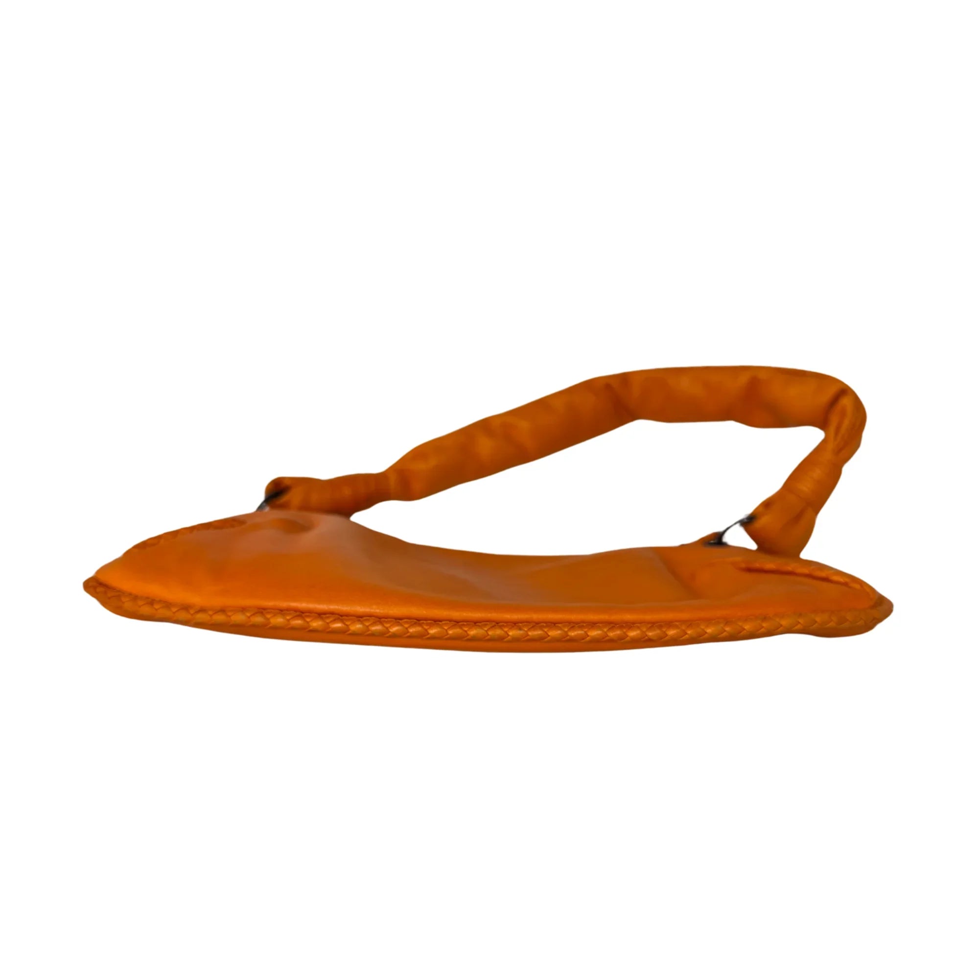 Bottega Veneta Orange Leather Mini Handbag - Lost Designer
