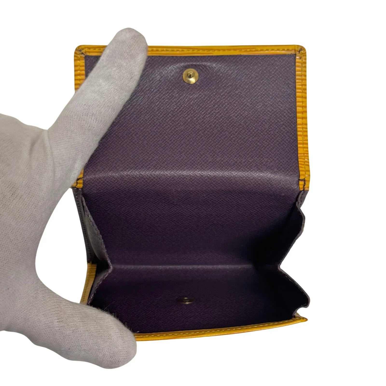 Louis Vuitton Epi Leather Wallet Yellow - Lost Designer