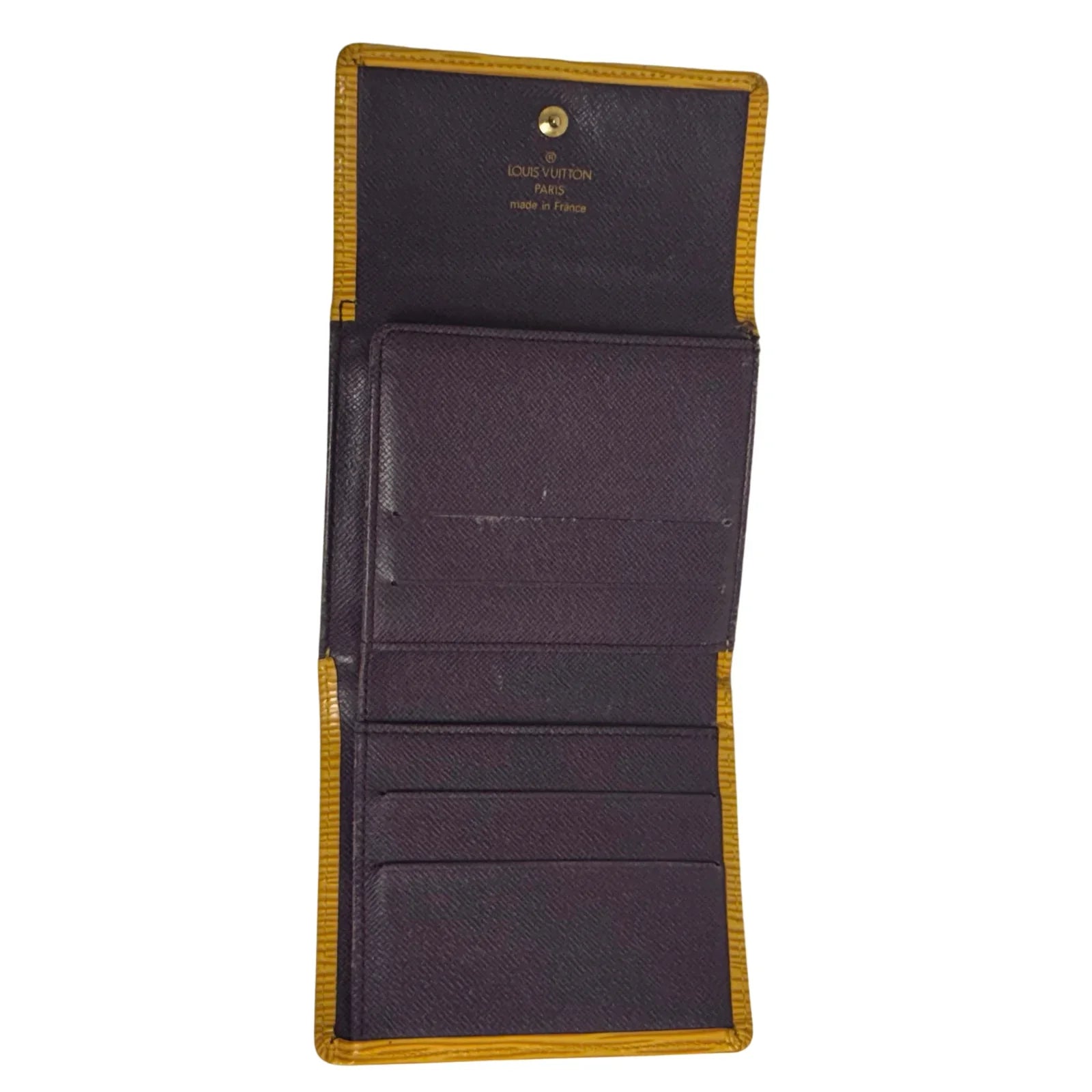 Louis Vuitton Epi Leather Wallet Yellow - Lost Designer