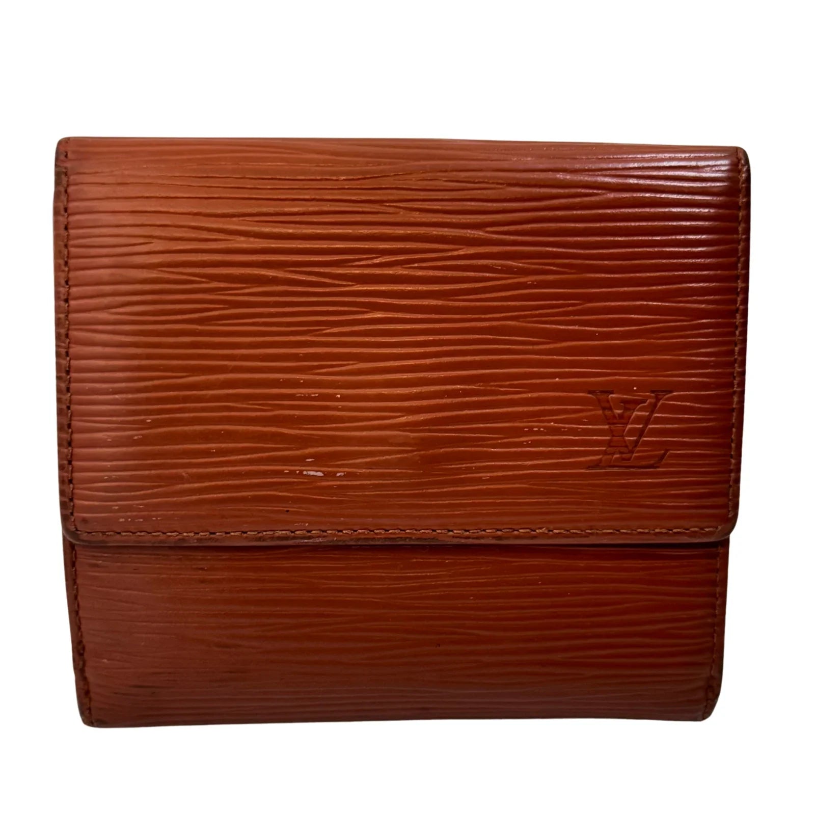 Louis Vuitton Epi Leather Compact Wallet Brown - Lost Designer