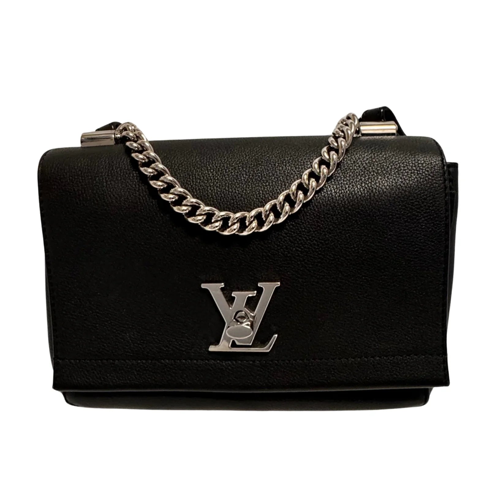 Louis Vuitton Lockme BB Crossbody Bag Black - Lost Designer