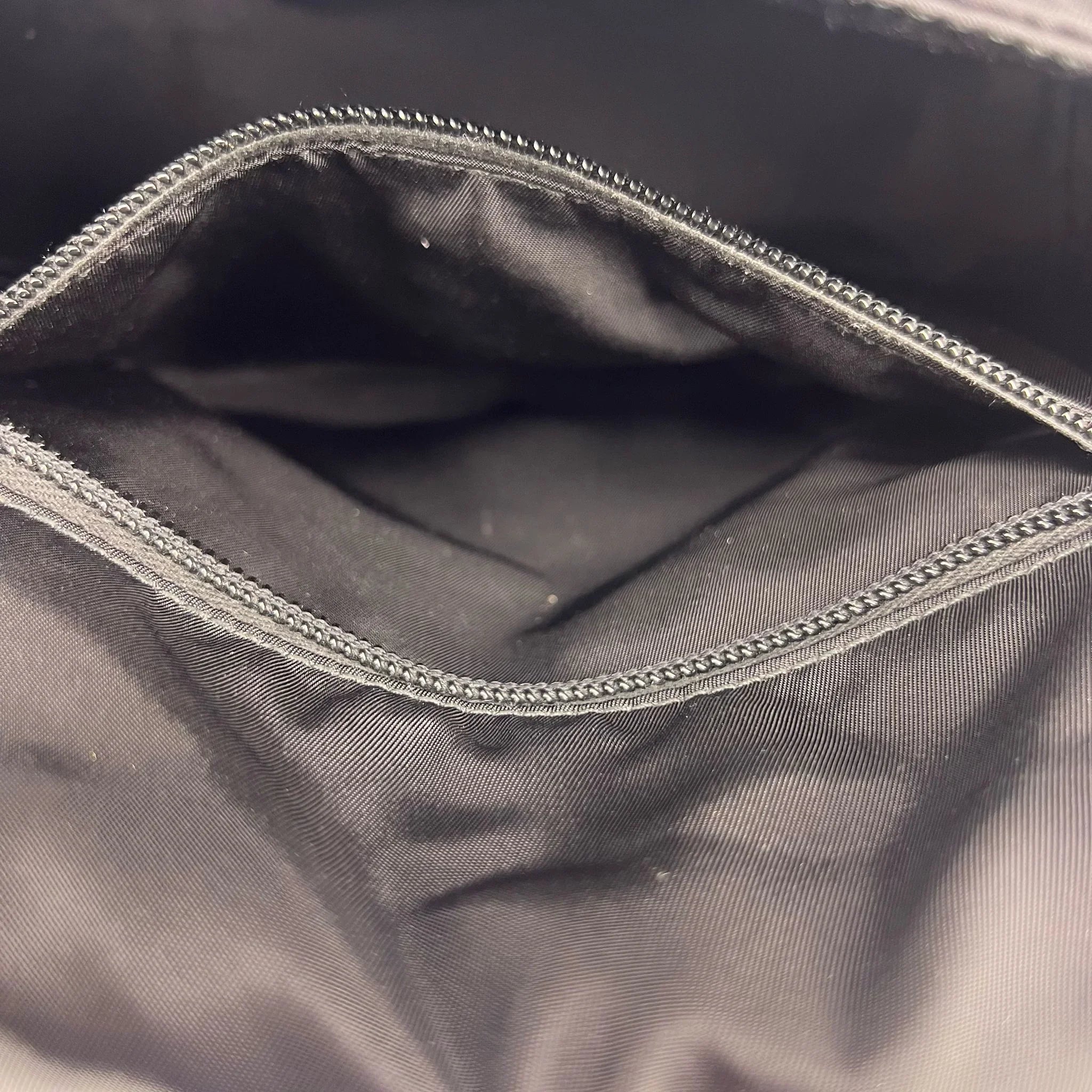 Prada Nylon Crossbody Bag with Flap Closure – Black - Lost Designer