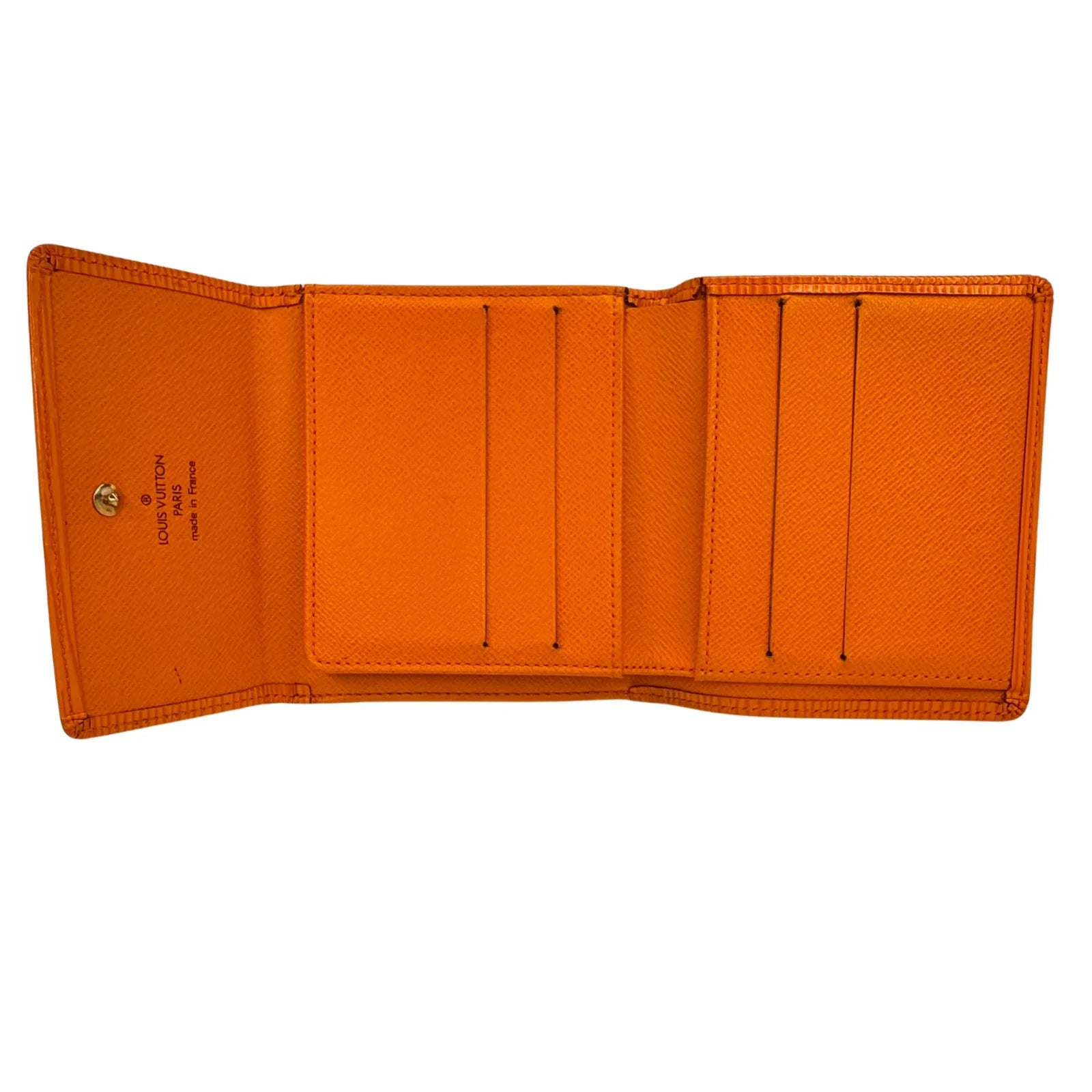 Louis Vuitton Epi Leather Wallet Orange - Lost Designer