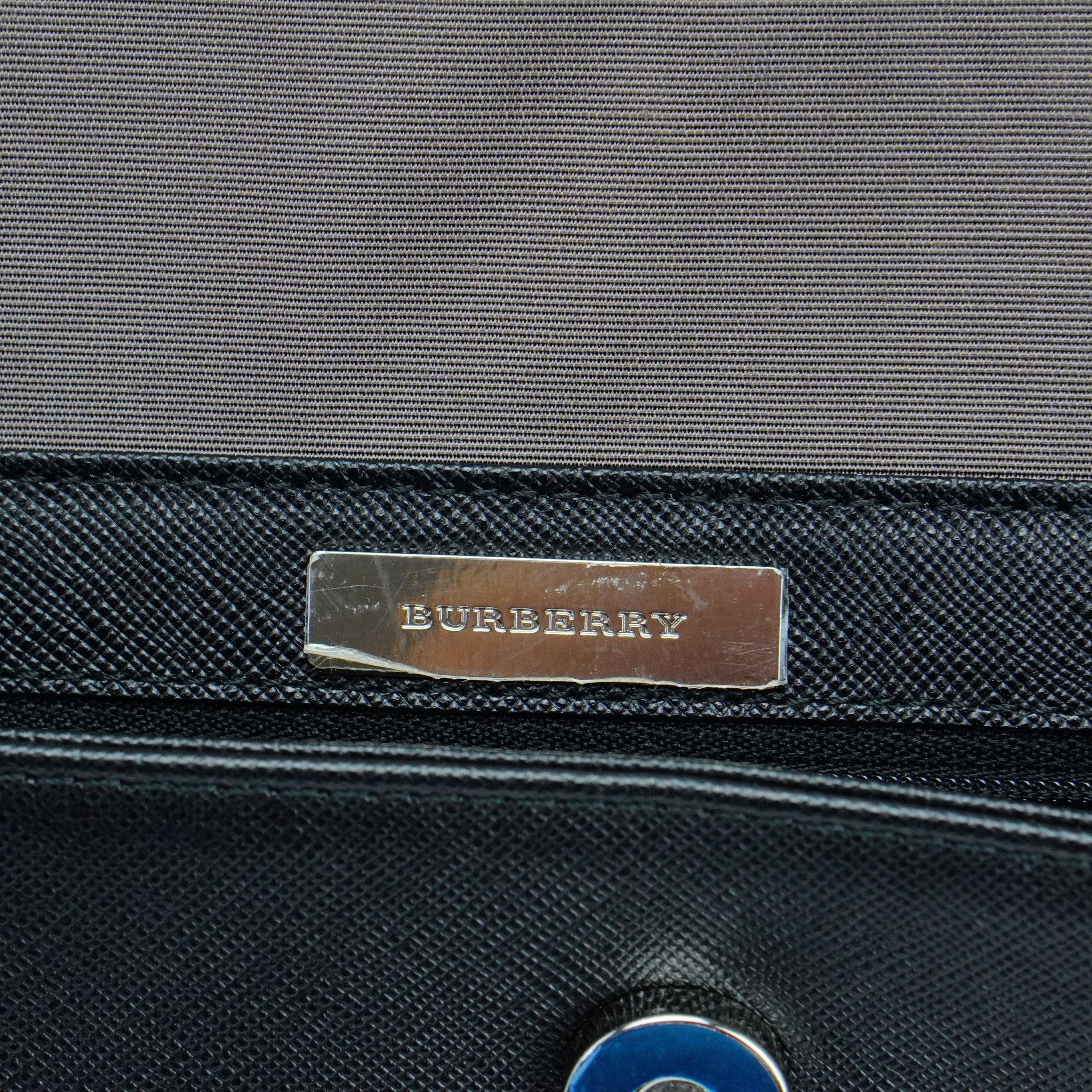 Burberry Black Leather Shoulder Bag - Lost Designer