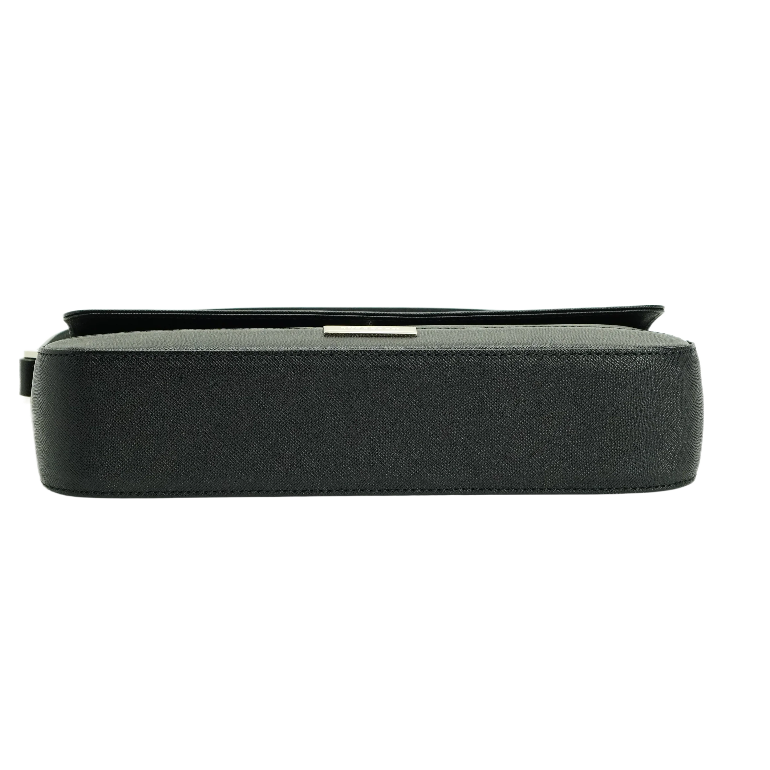 Burberry Black Leather Shoulder Bag - Lost Designer