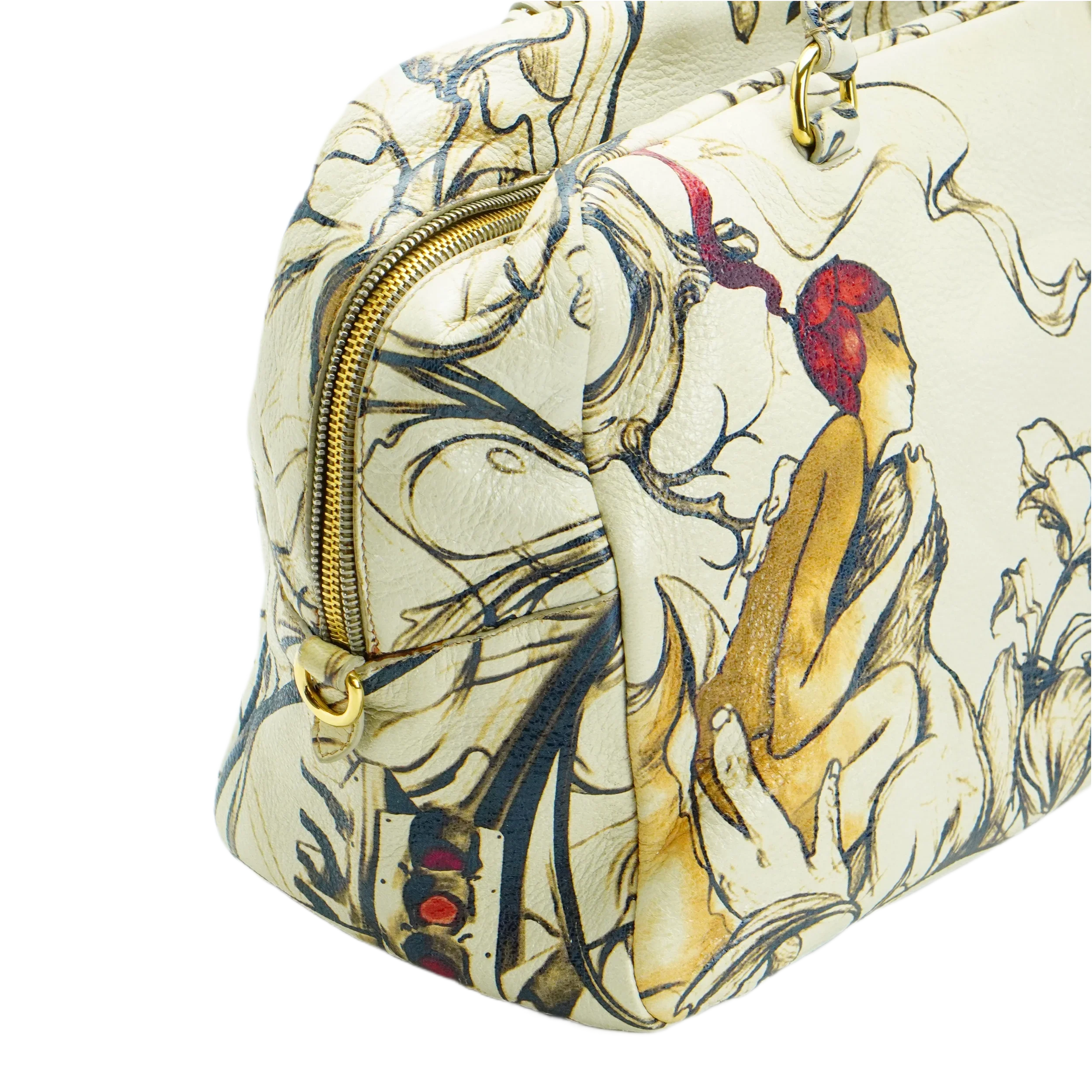 Prada x James Jean Spring 2008 Collection Fairy Bowler Abstract Handbag - Lost Designer