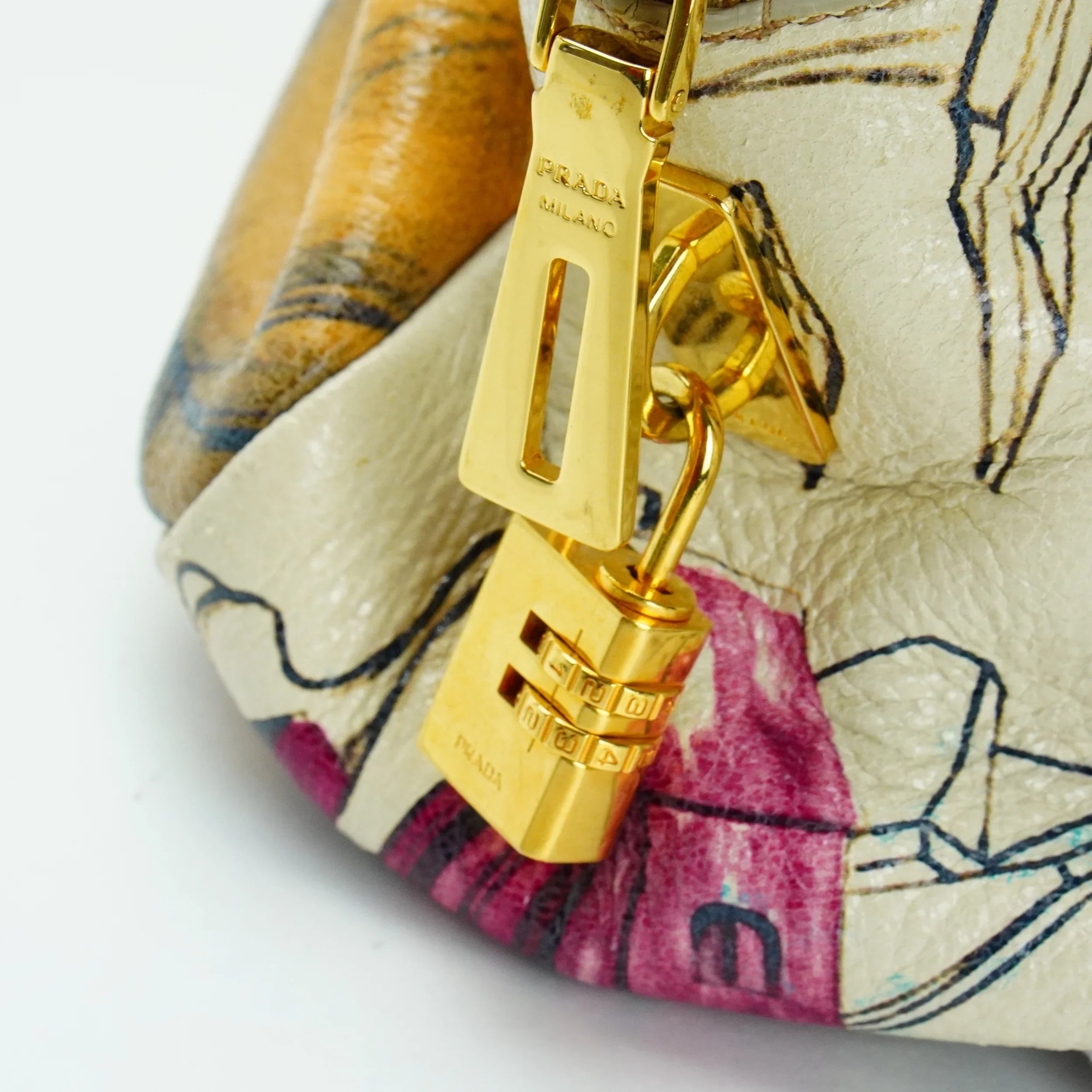 Prada x James Jean Spring 2008 Collection Fairy Bowler Abstract Handbag - Lost Designer