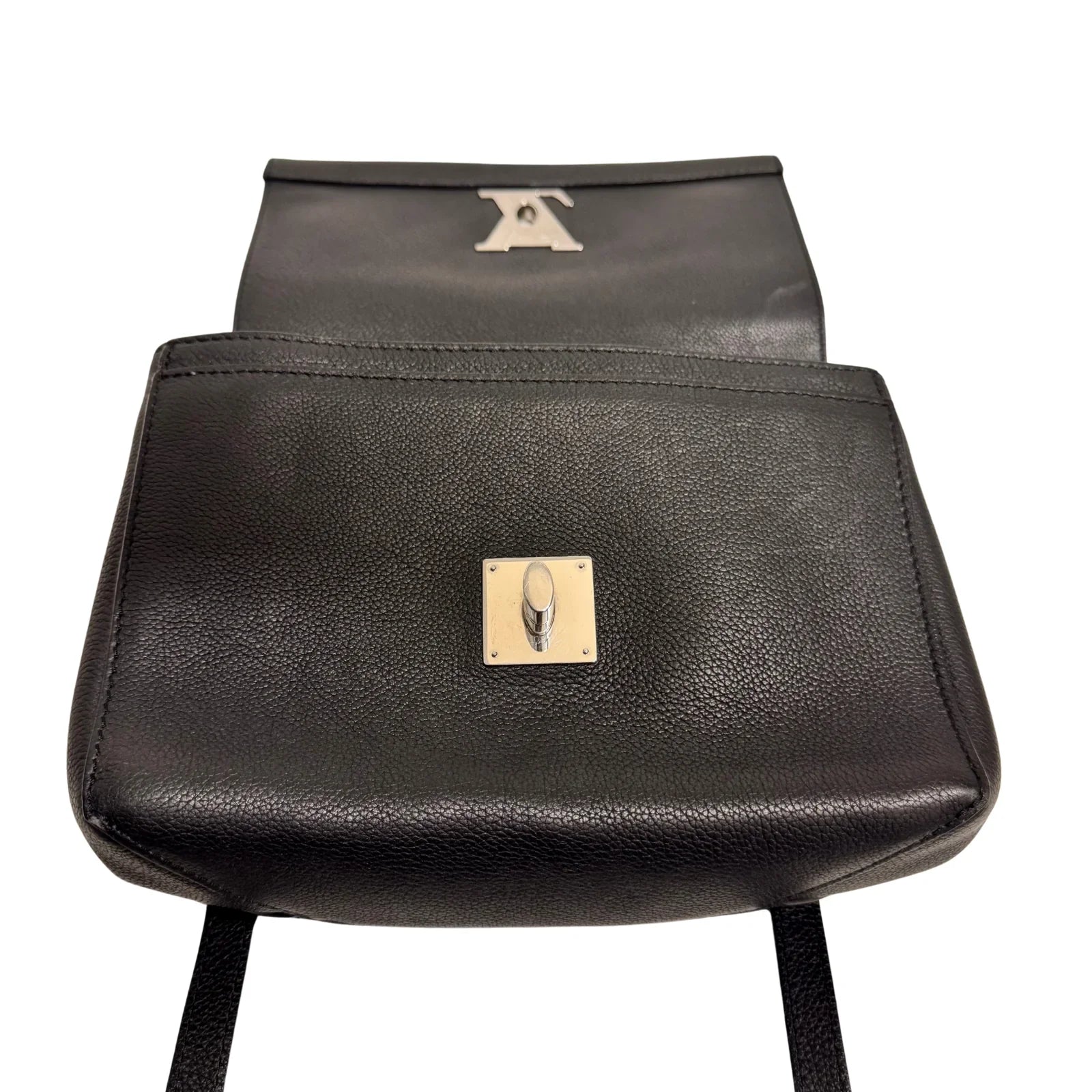 Louis Vuitton Lockme BB Crossbody Bag Black - Lost Designer