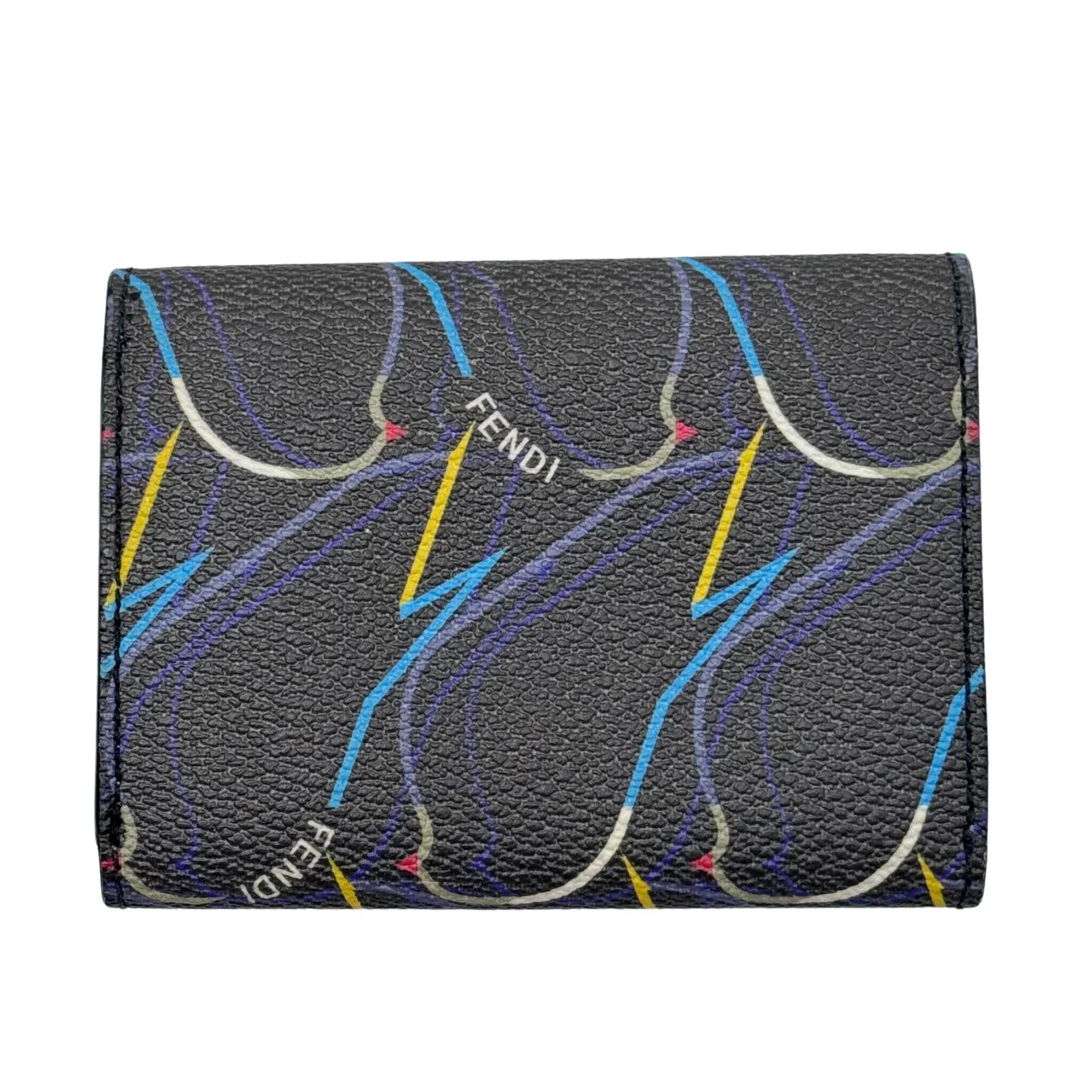 Fendi Vitello Elite Qutweet Compact Wallet - Lost Designer