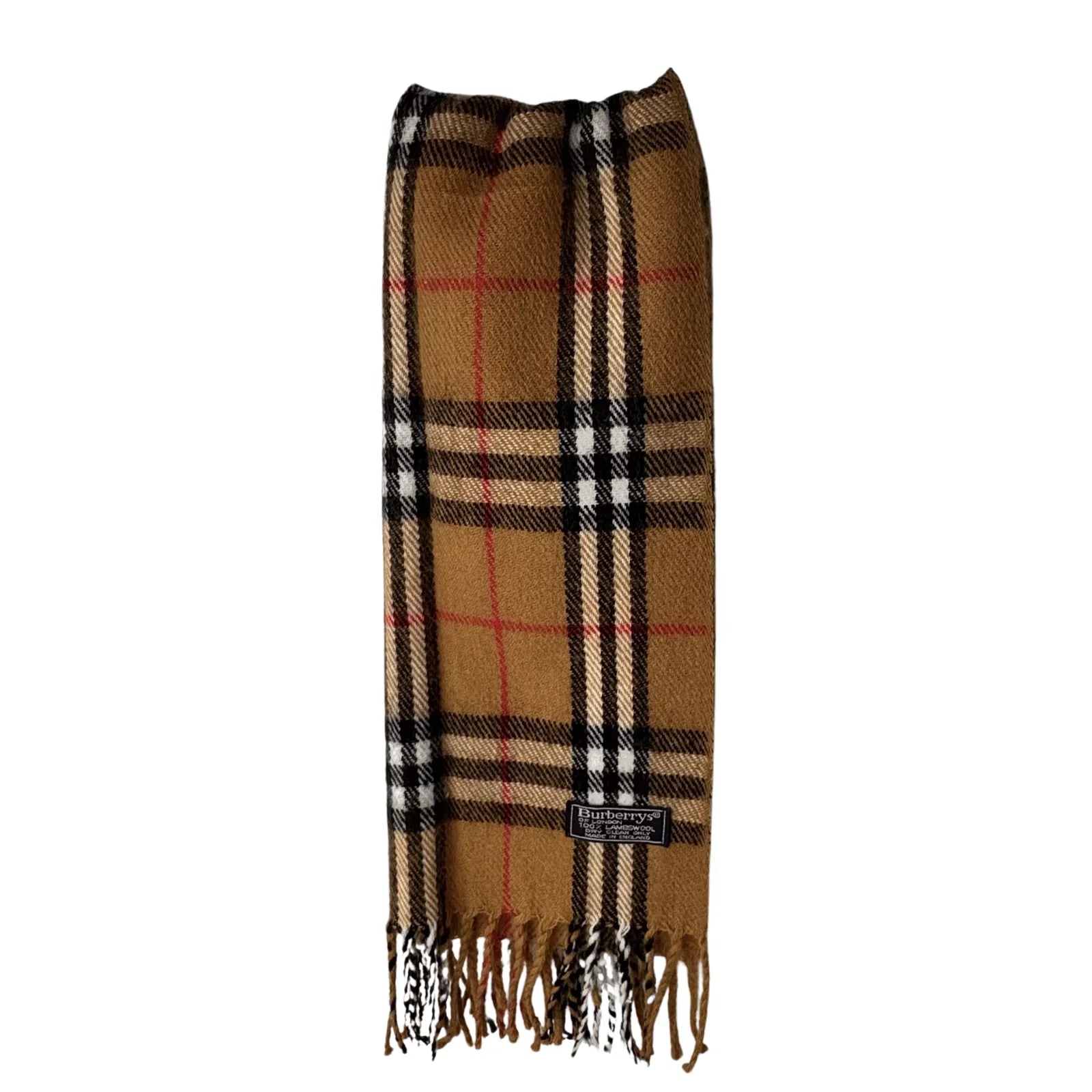 Burberry Lambswool Check Scarf - Lost Designer