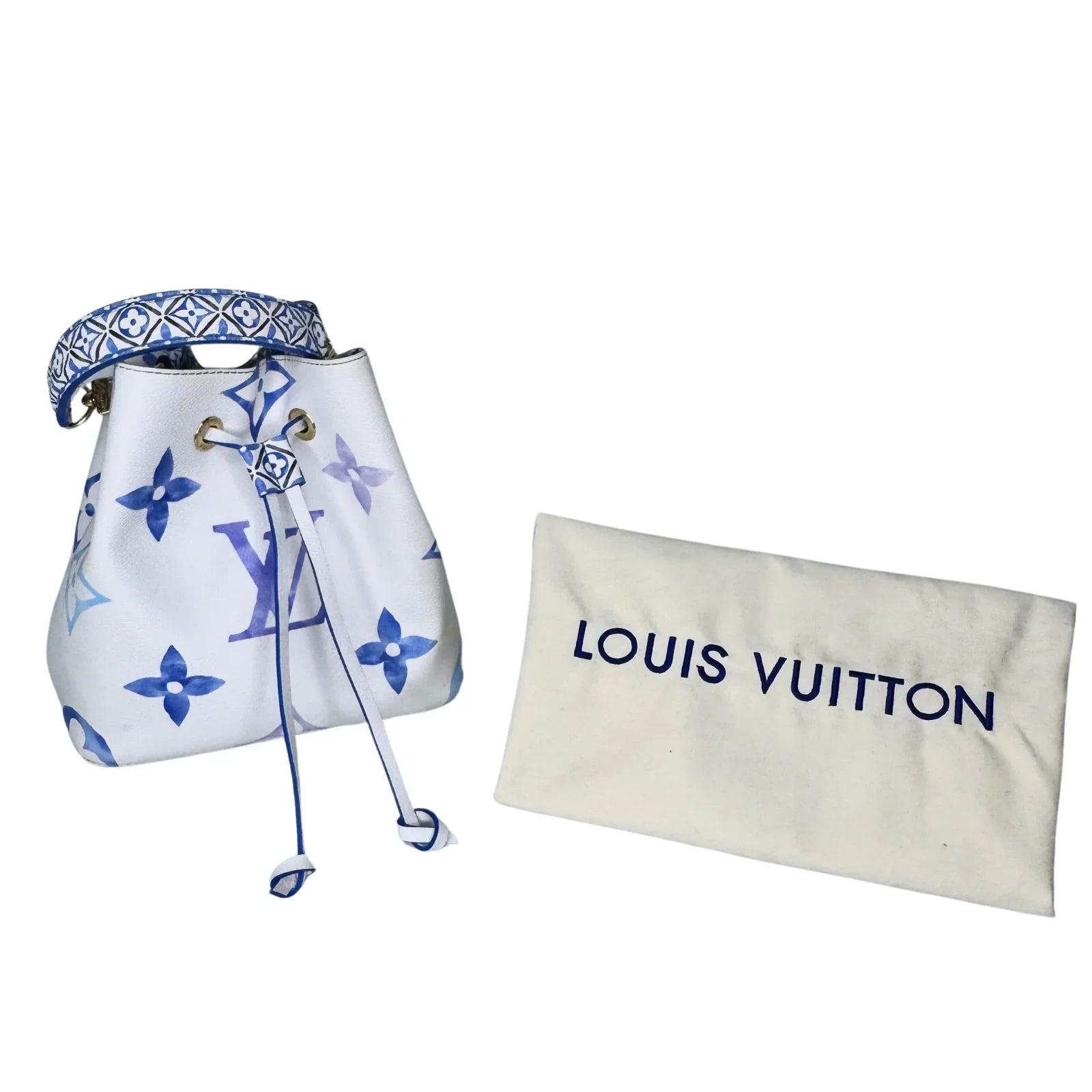 Louis Vuitton Empreinte Monogram Watercolor Neonoe BB – Blue - Lost Designer