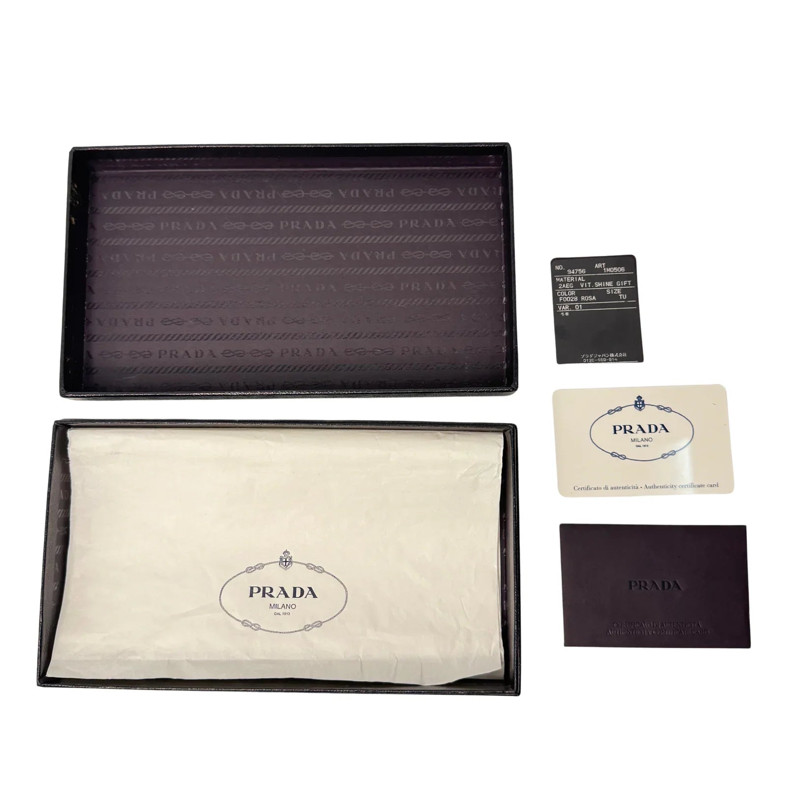 Prada Pink Leather Long Wallet with Zip Coin Compartment - Lost Designer