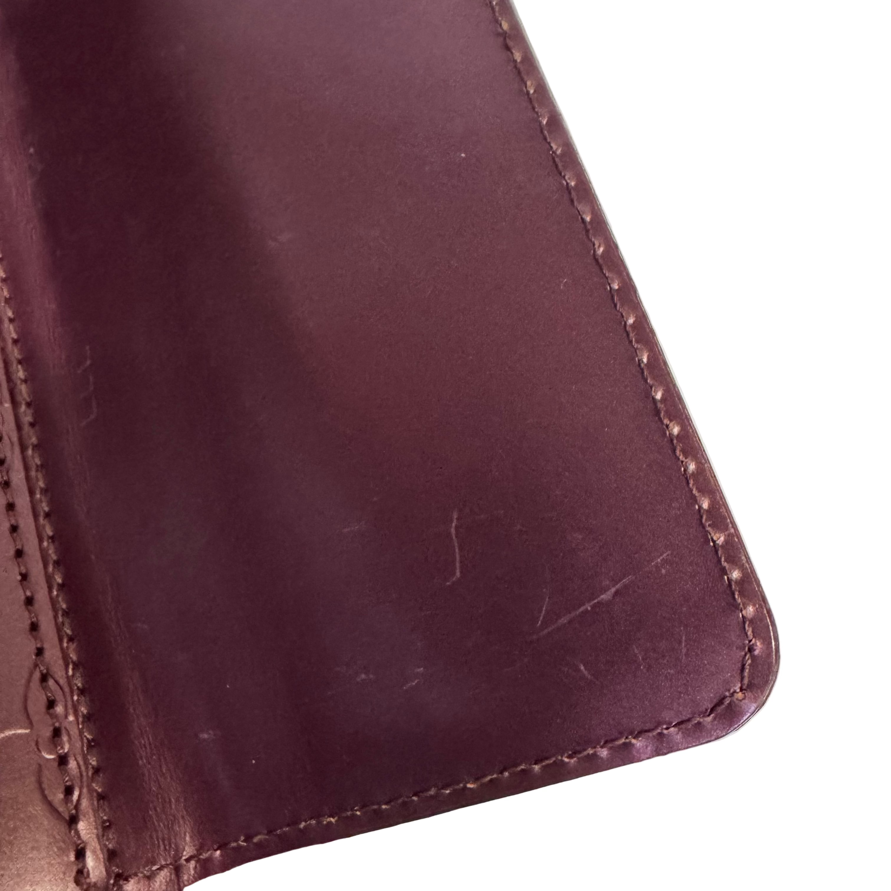 Louis Vuitton Mat Allston Shoulder Bag Vernis Leather Burgundy - Lost Designer