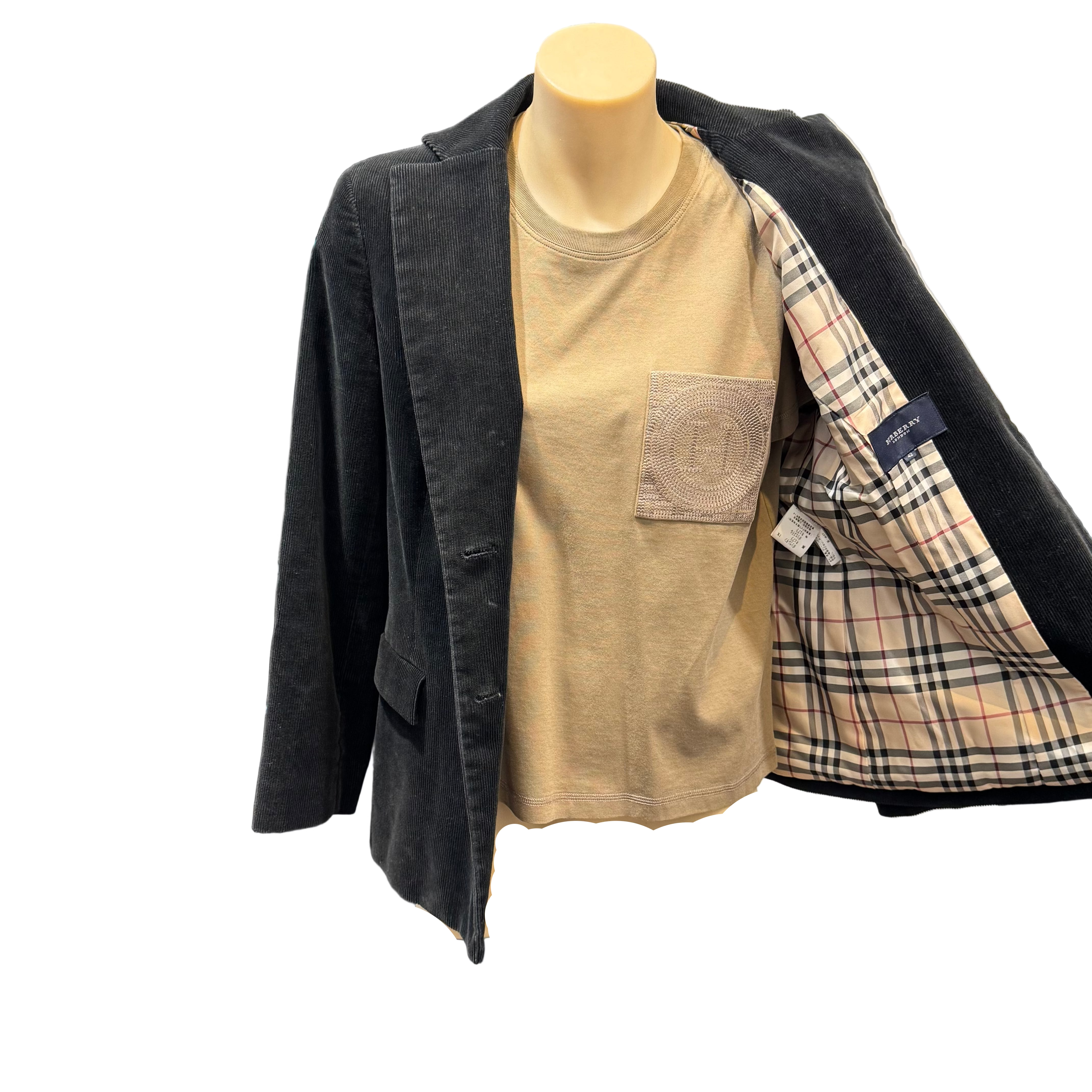Burberry London Jacket Black 42 - Lost Designer