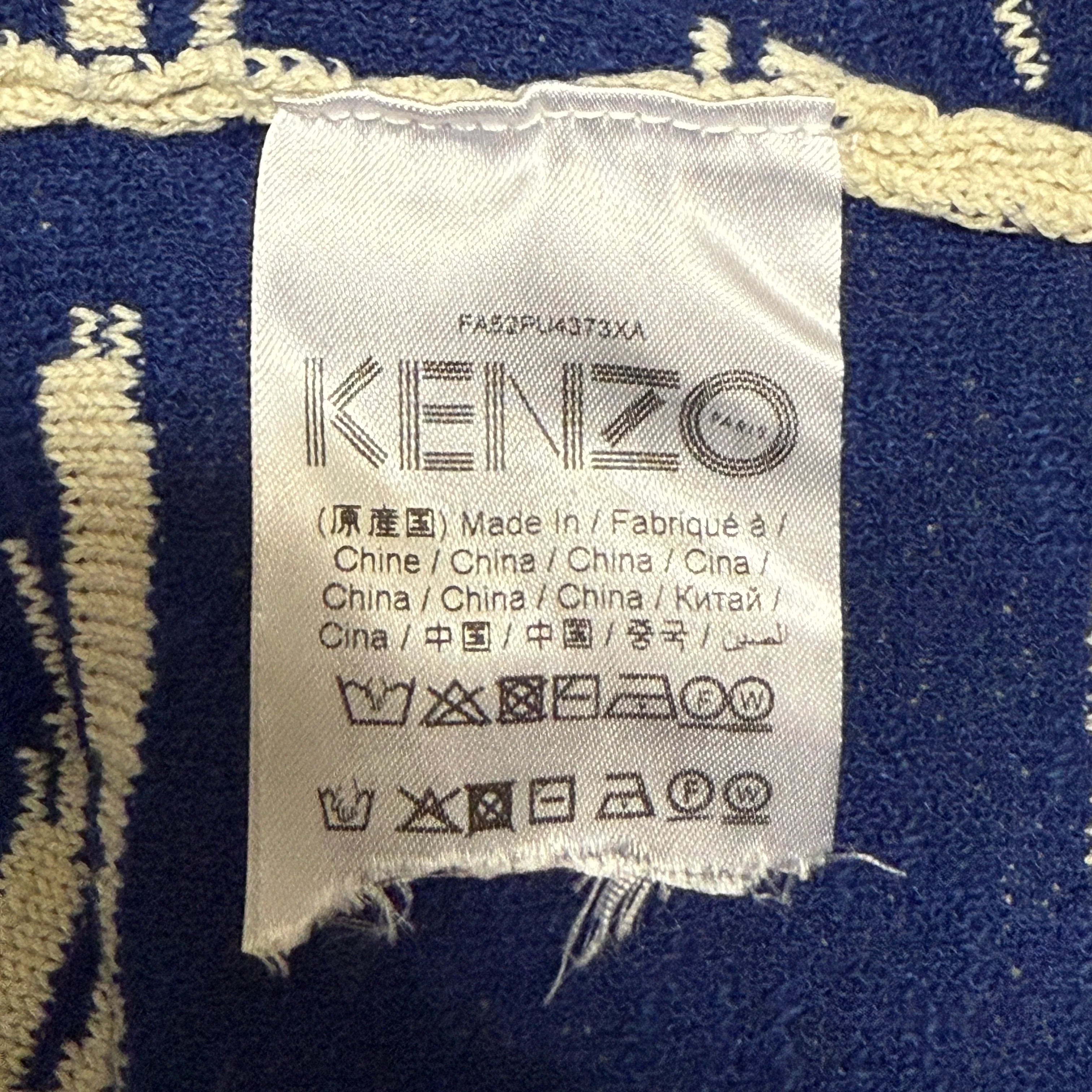 KENZO Womens Tiger Claw Knit Sweater - Cream Size M - Lost Designer