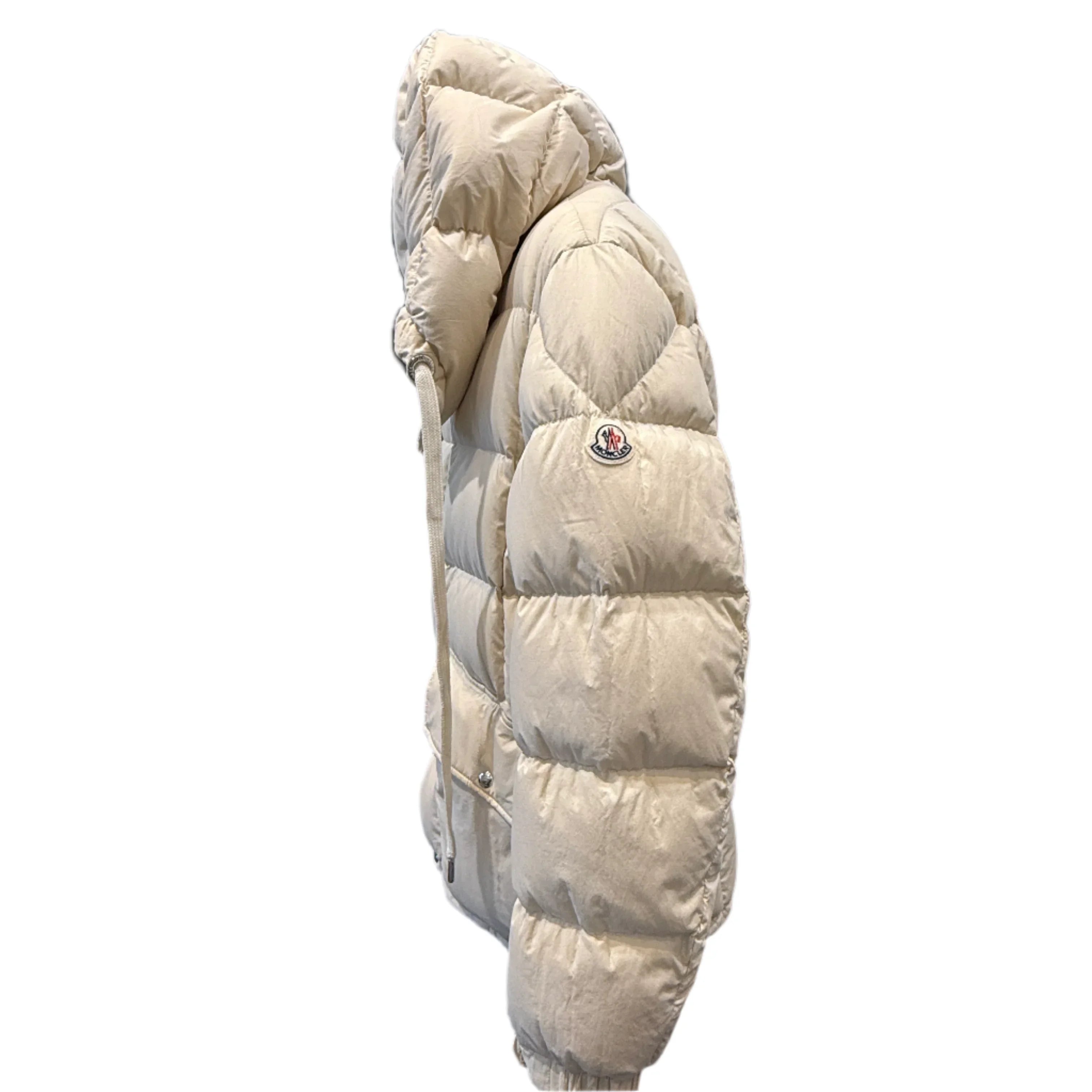 Moncler Grimblat Giubbotto Women's Puffer Jacket Off White size 2 / Medium - Lost Designer