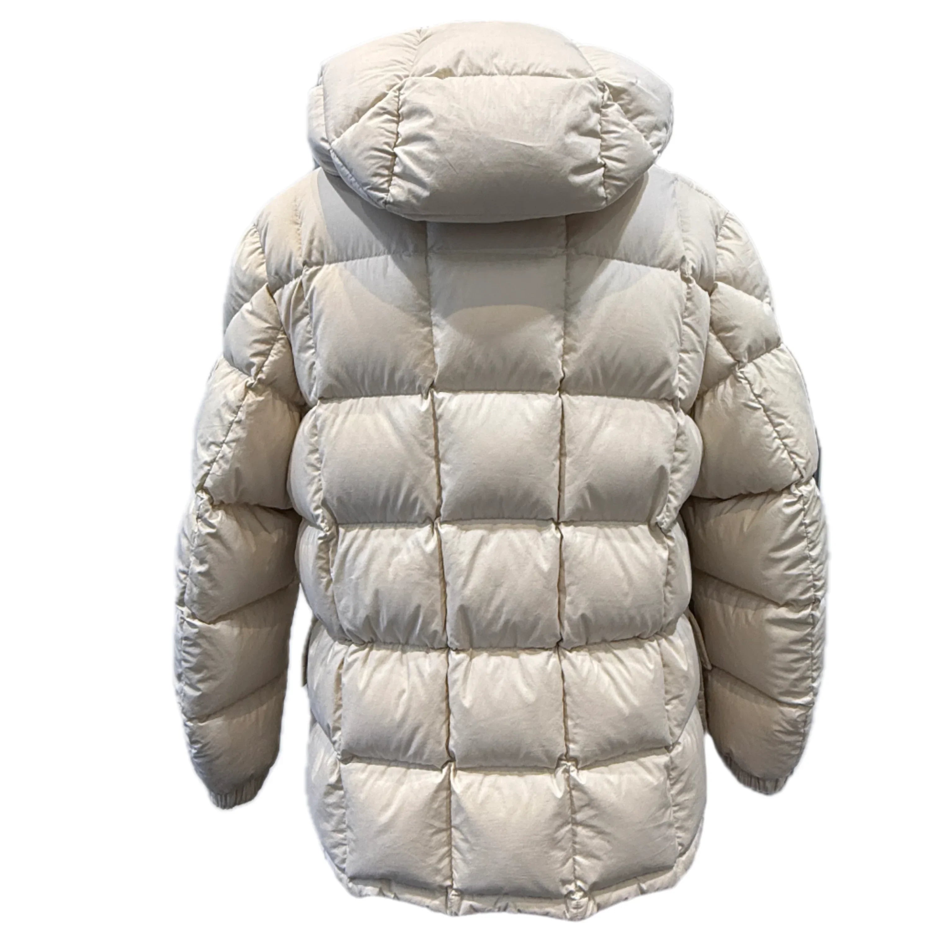 Moncler Grimblat Giubbotto Women's Puffer Jacket Off White size 2 / Medium - Lost Designer