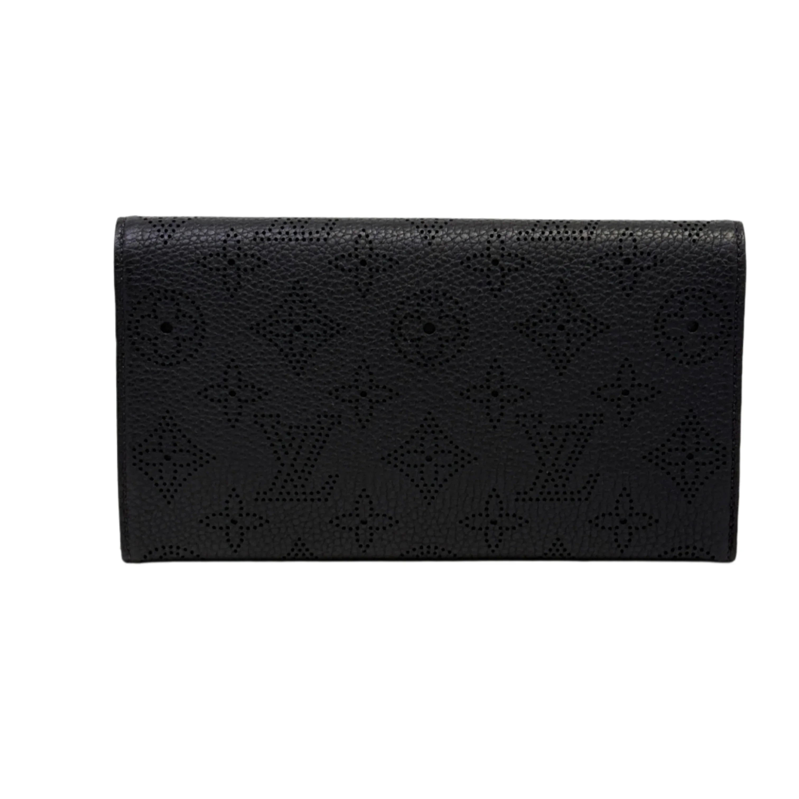 Louis Vuitton Mahina Amelia Long Wallet Black - Lost Designer