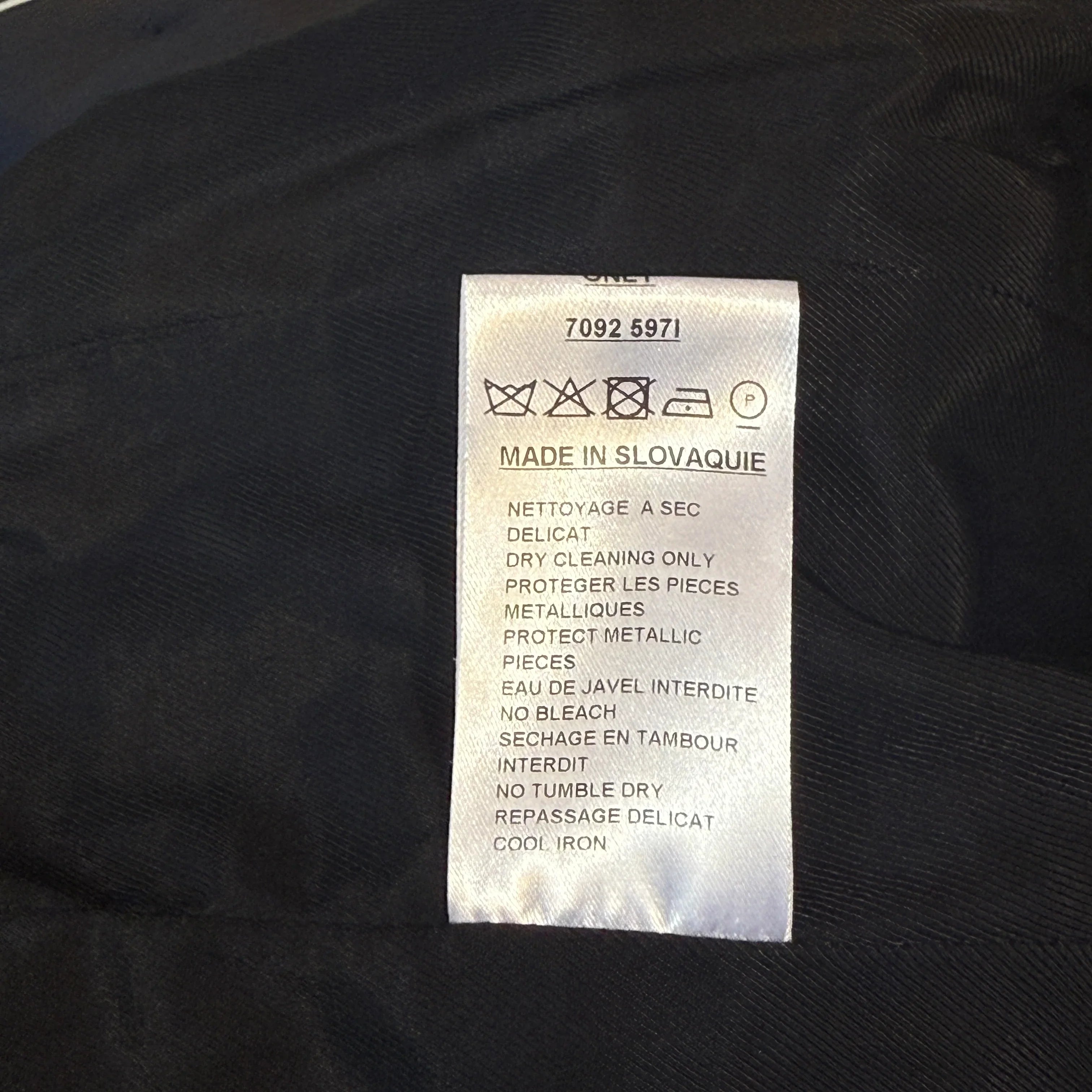 Balmain Satin Marble Jacket Blazer Womens 40 - Lost Designer