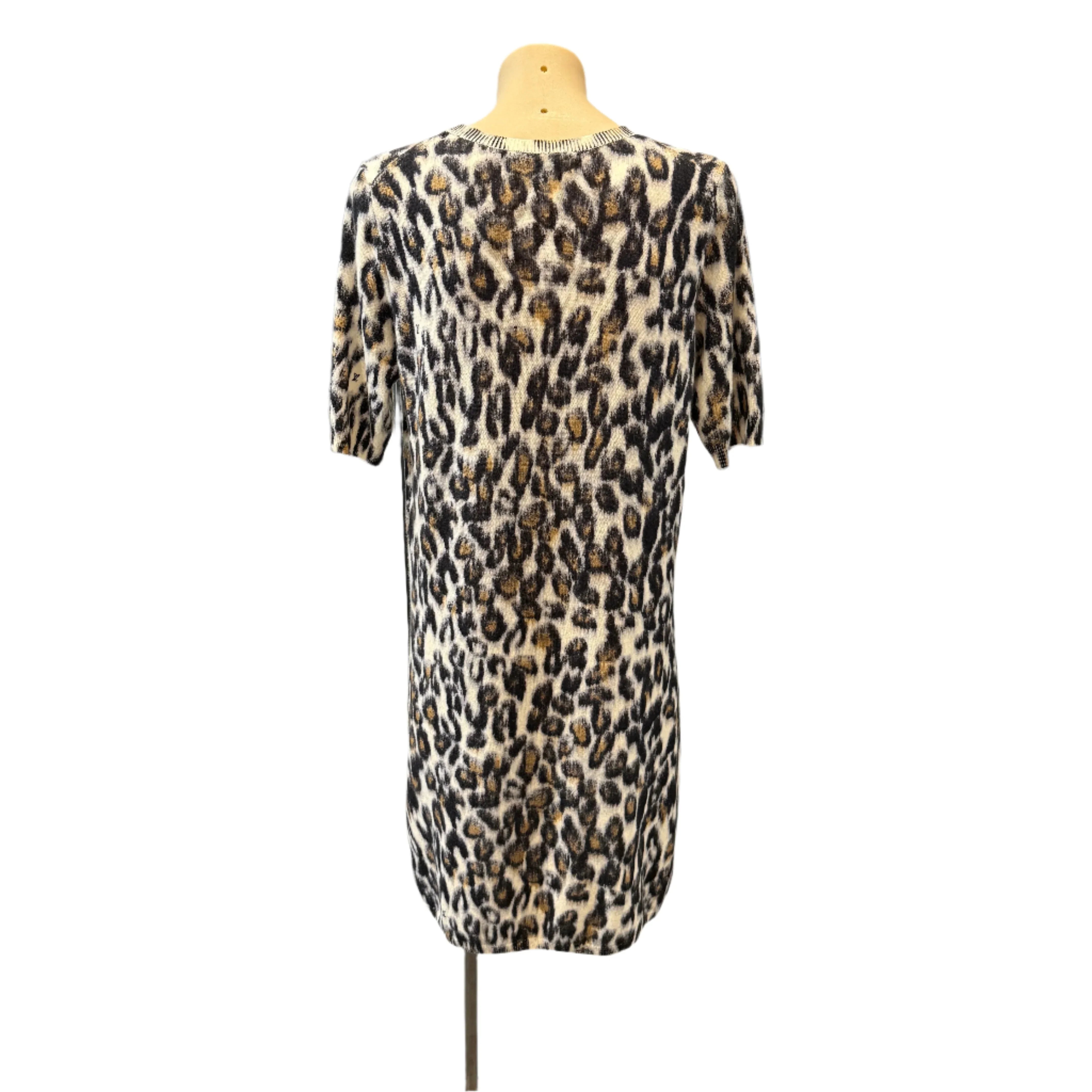 Louis Vuitton Cachemire Leopard Print Mini Dress Medium - Lost Designer