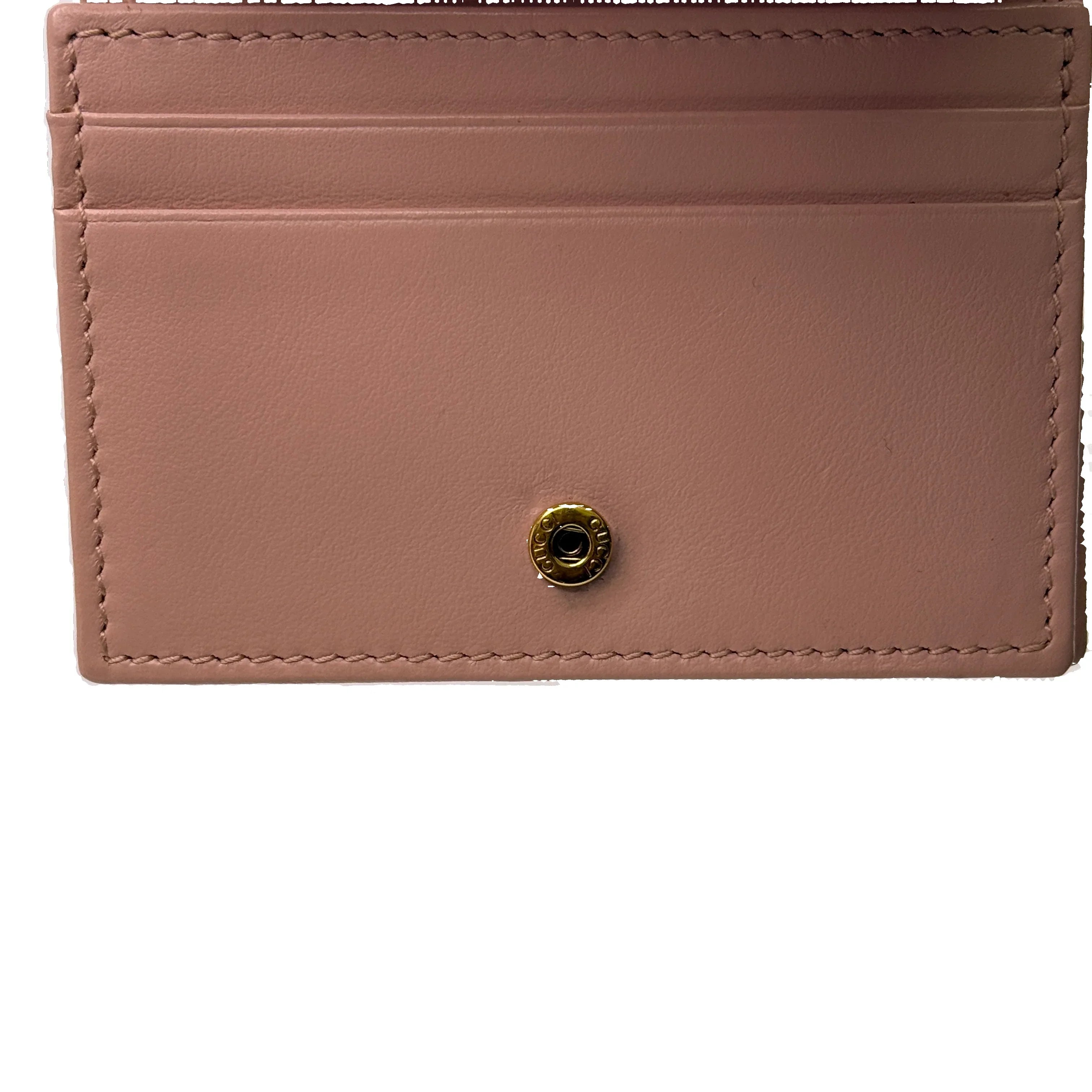 Gucci GG Small Marmont Wallet Leather Pink - Lost Designer