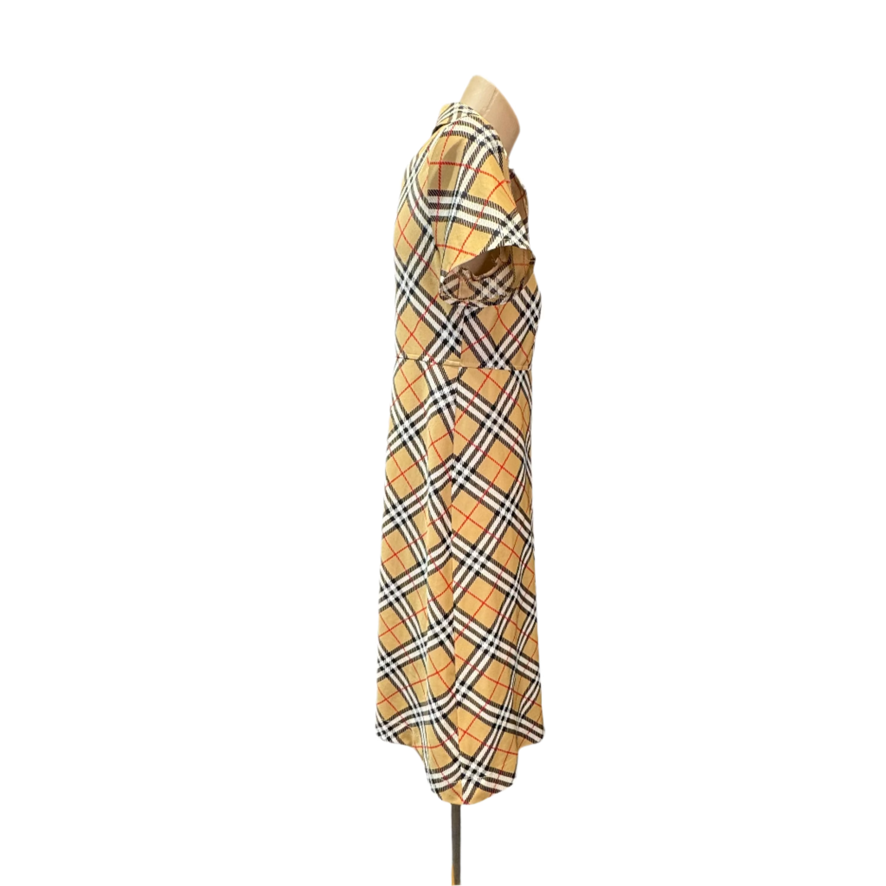 Burberry Check half-sleeve dress - Lost Designer