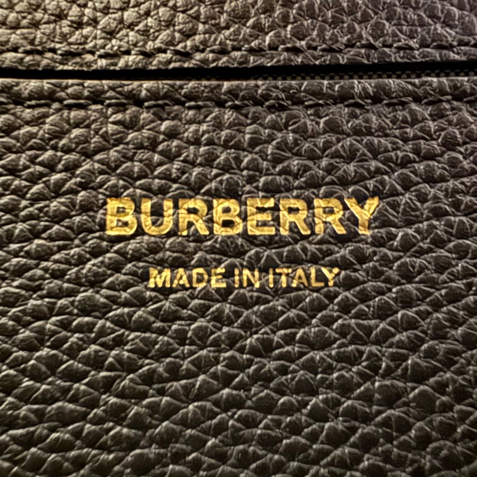 Burberry Grainy Calfskin Check Note Crossbody Bag Black - Lost Designer