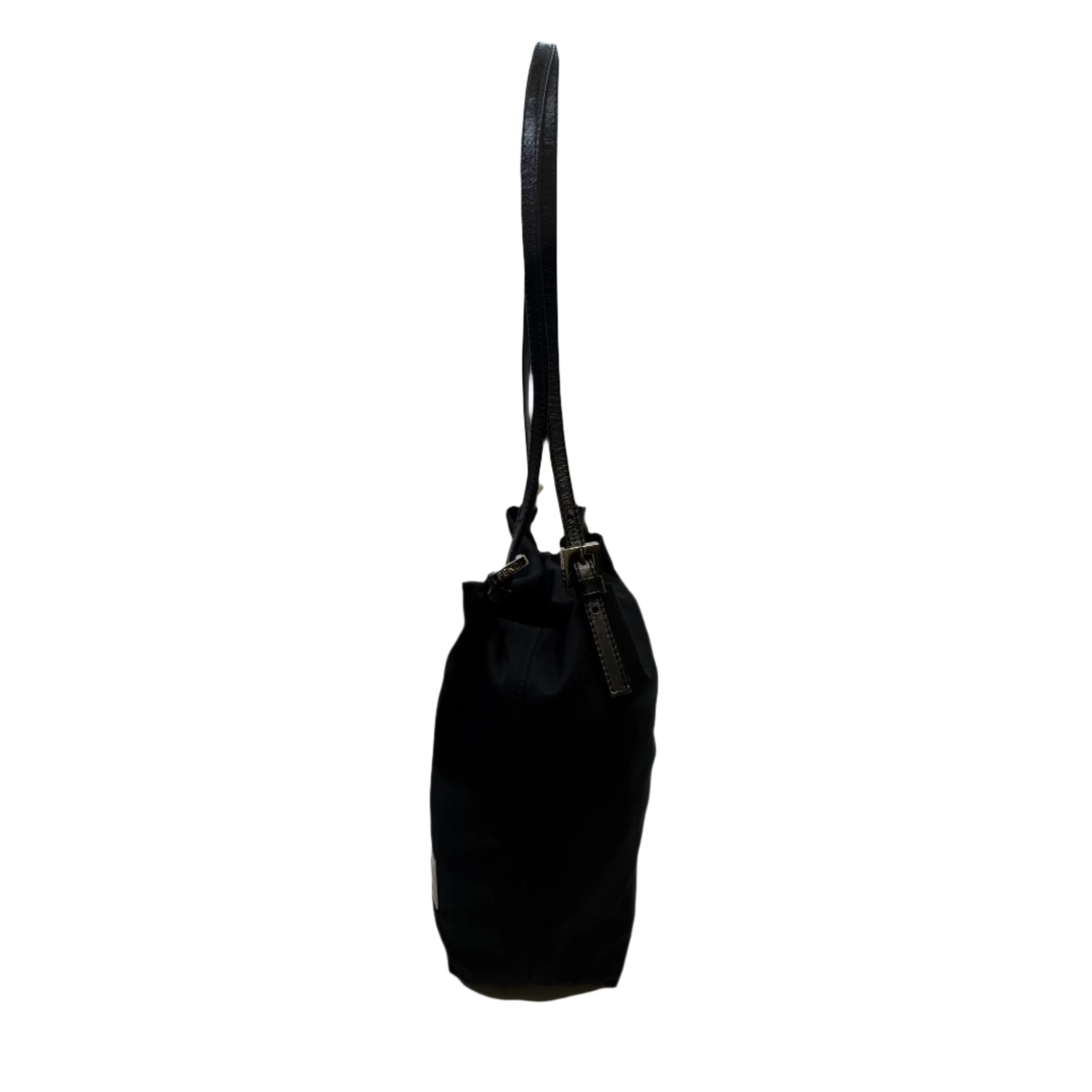 Fendi Mini Tote Bag Nylon Black - Lost Designer