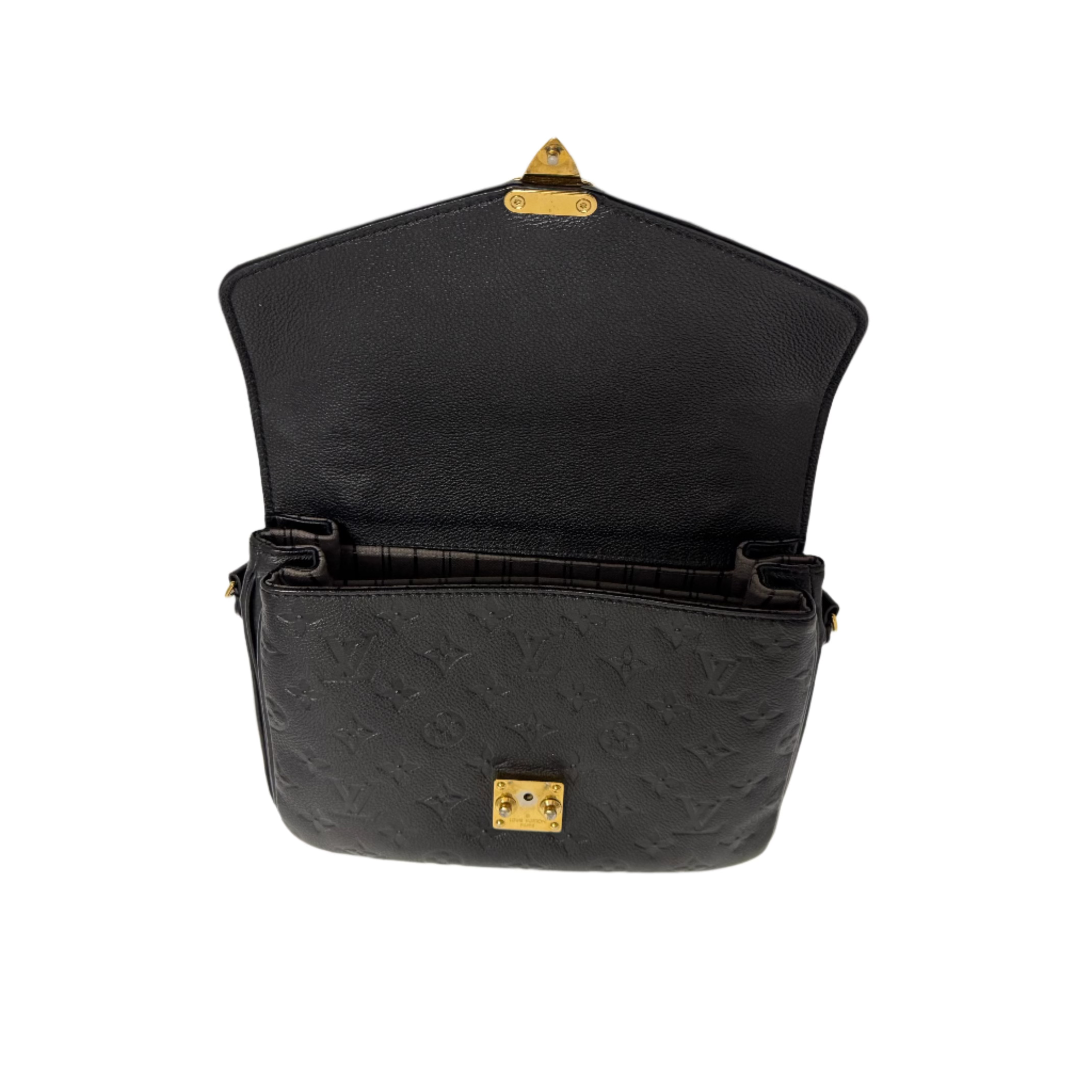 Louis Vuitton Empriente Pochette Metis Bag Leather Black - Lost Designer