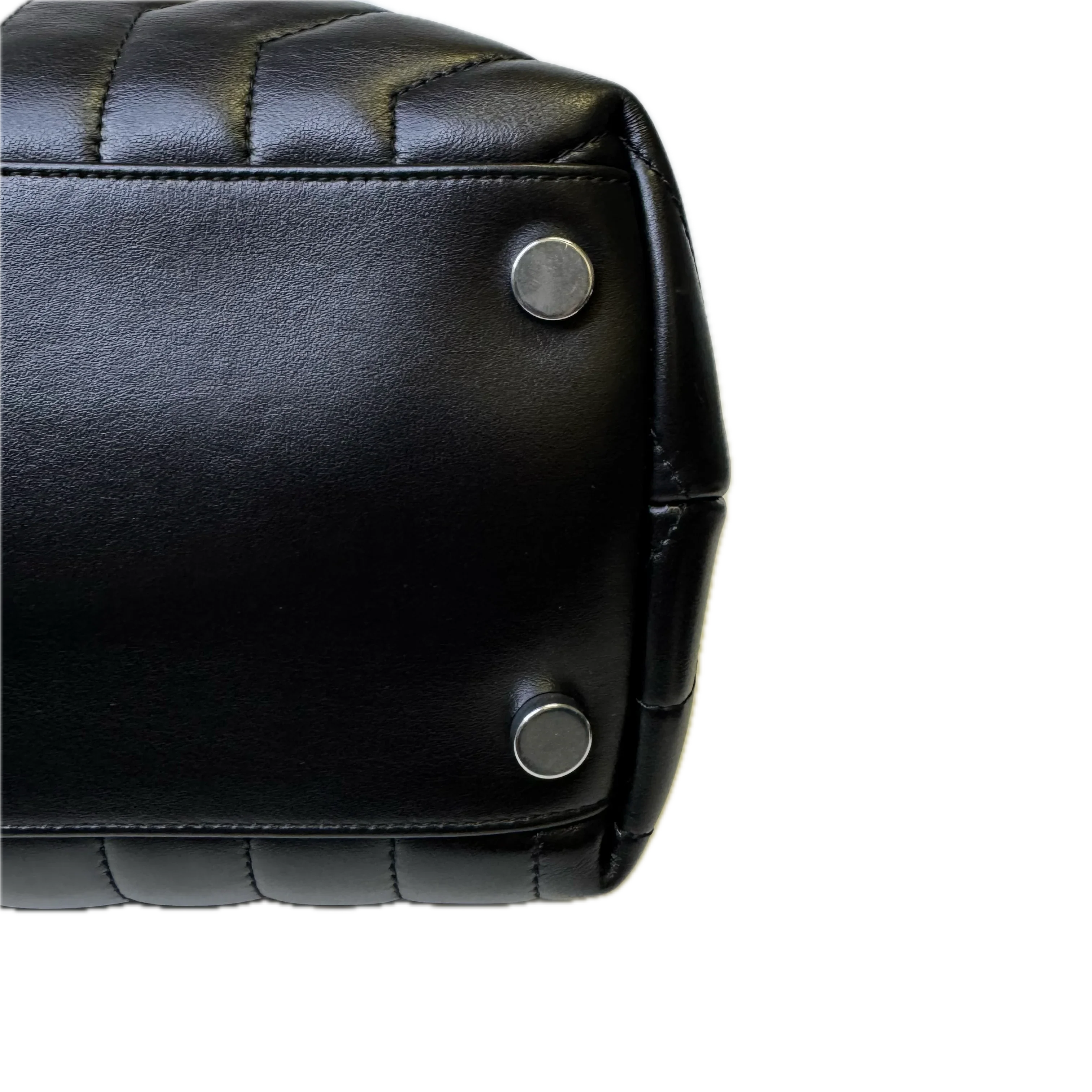 Saint Laurent Loulou Large Handbag Leather Black - Lost Designer