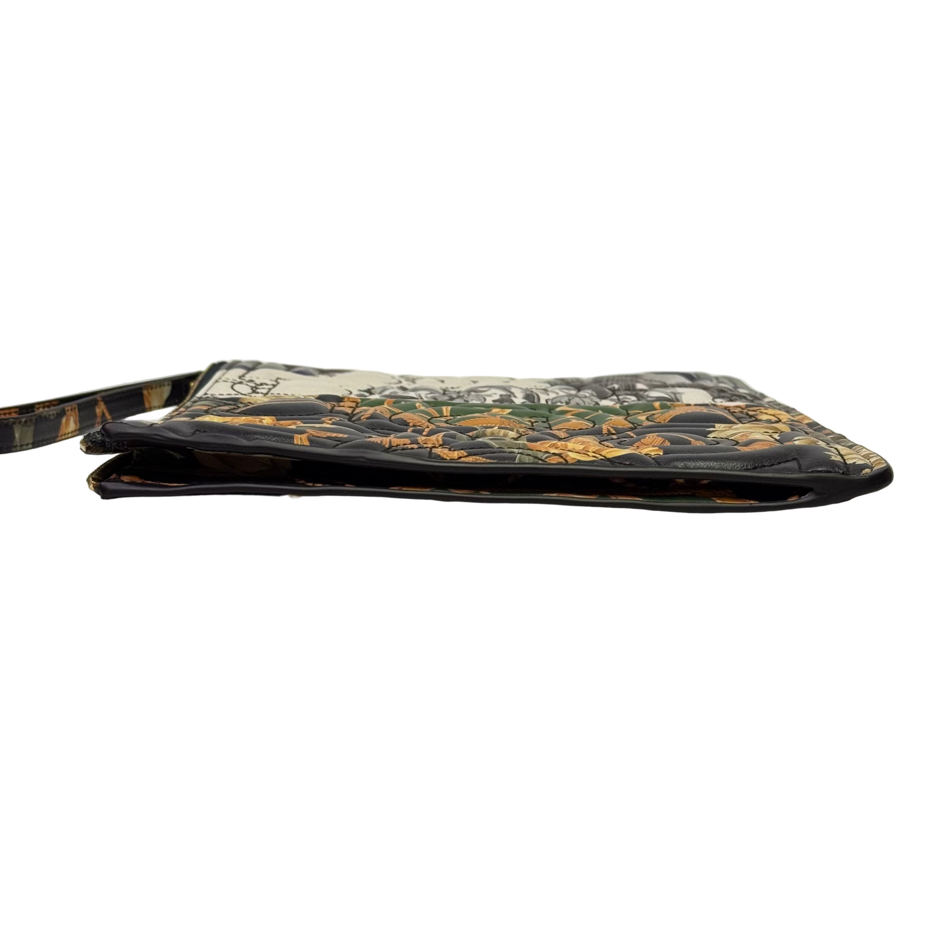 Salvatore Ferragamo Gancini Clutch Bag Leather Multicolour - Lost Designer