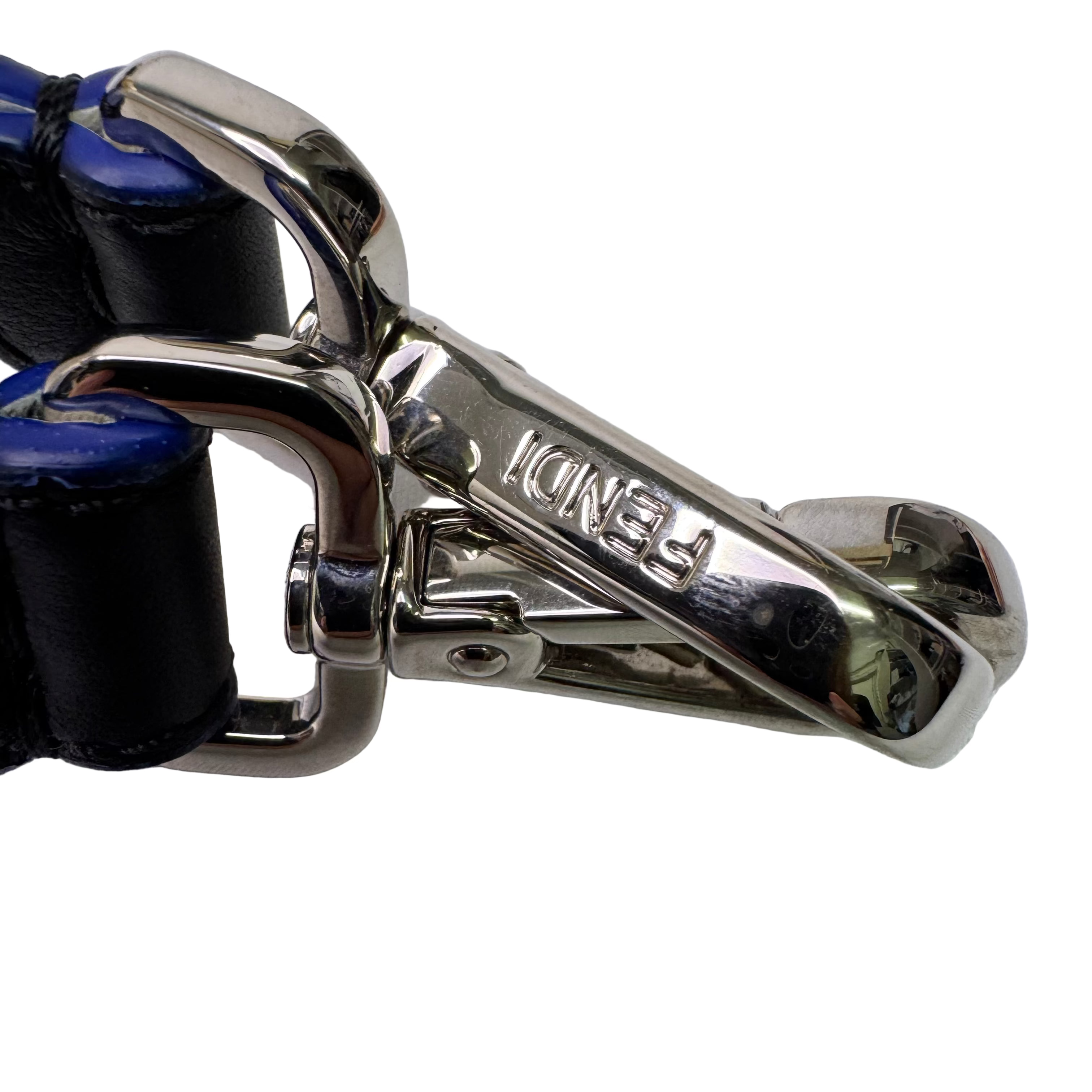 Fendi Yukarito Karl Lagerfeld Bag Strap Leather Black - Lost Designer