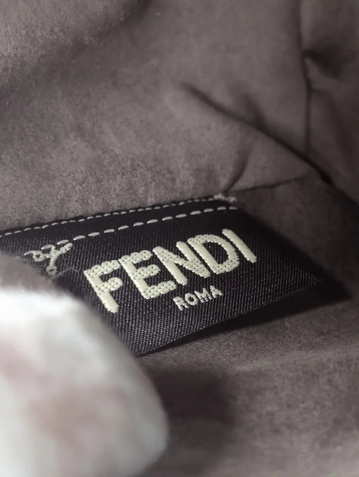 Fendi Dotcom Quilted Crossbody Bag Leather Red - Lost Designer