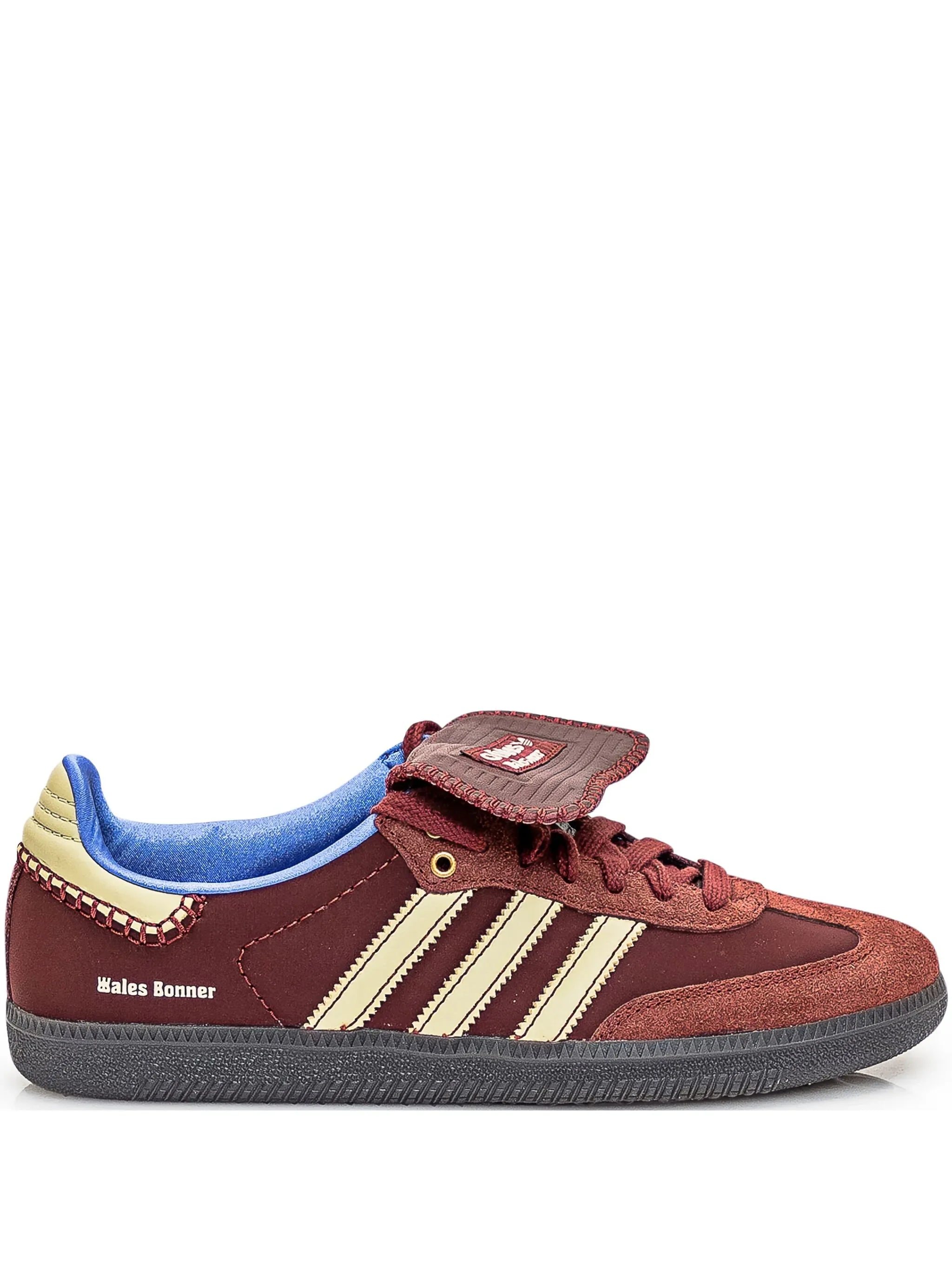 Adidas X Wales Bonner Samba Low Dark Brown Cream White Women's - Lost Designer